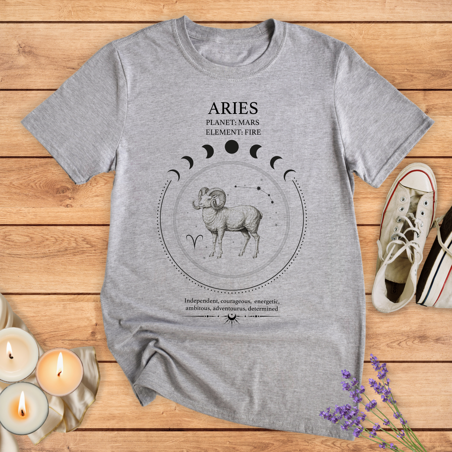 ARIES HOROSCOPE T-SHIRT - T-Shirt - Vibe Culture