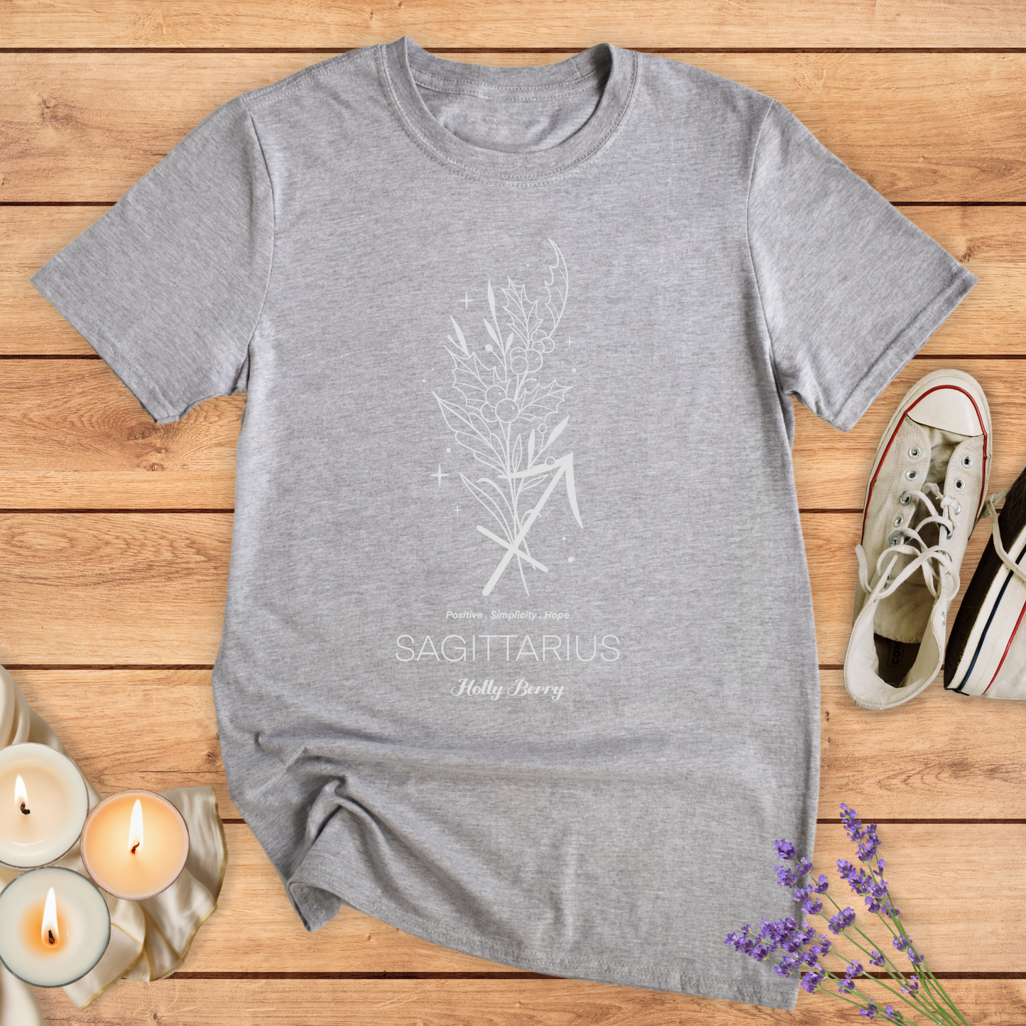 SAGITTARIUS FLOWER T-SHIRT