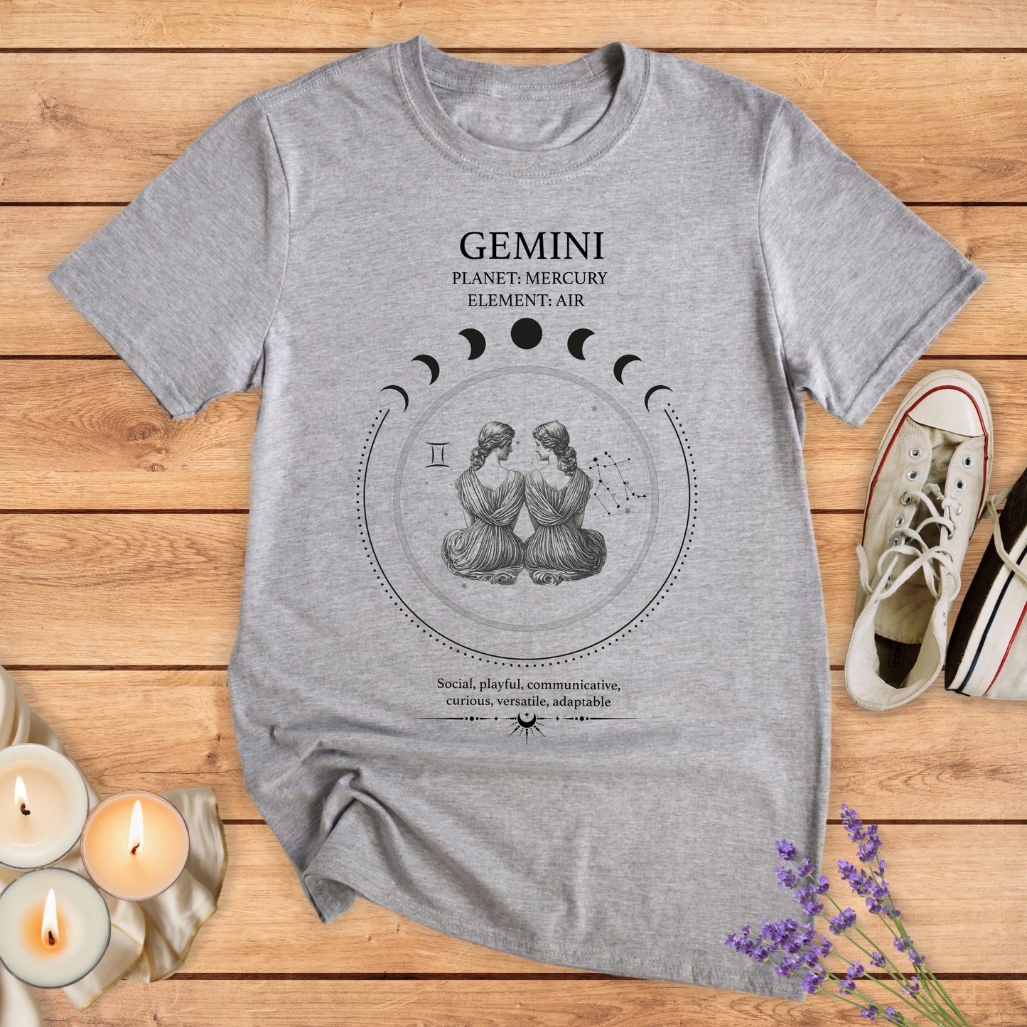GEMINI HOROSCOPE T-SHIRT - T-Shirt - Vibe Culture