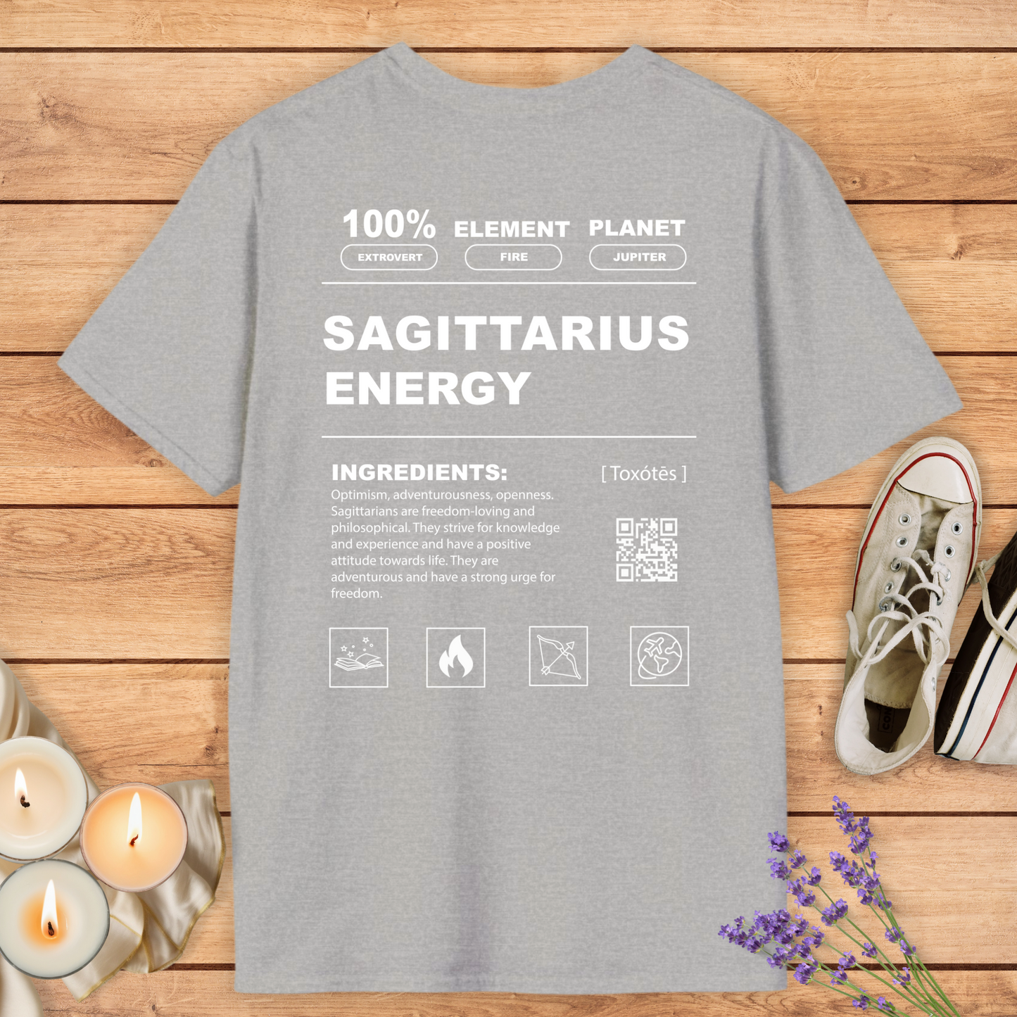 SAGITTARIUS MANUAL T-SHIRT - Print Material - Vibe Culture