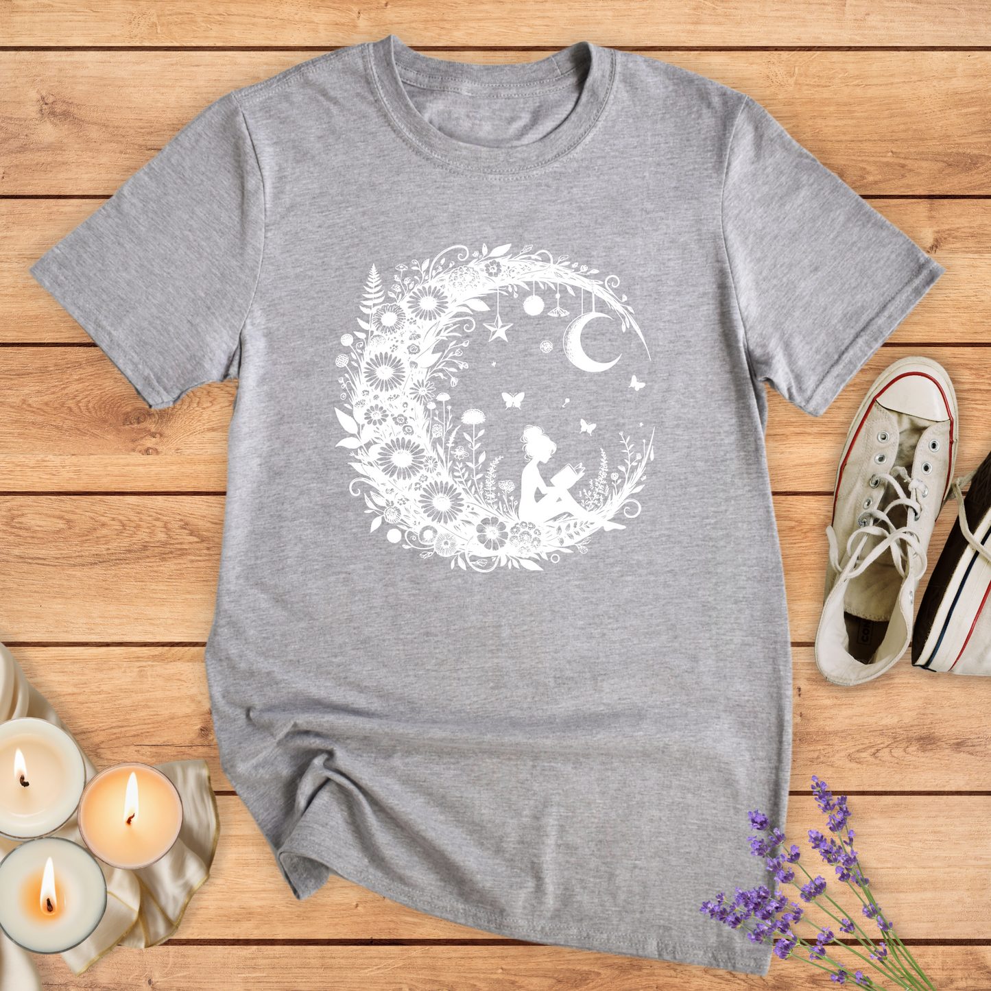 FLORAL MOON T-SHIRT