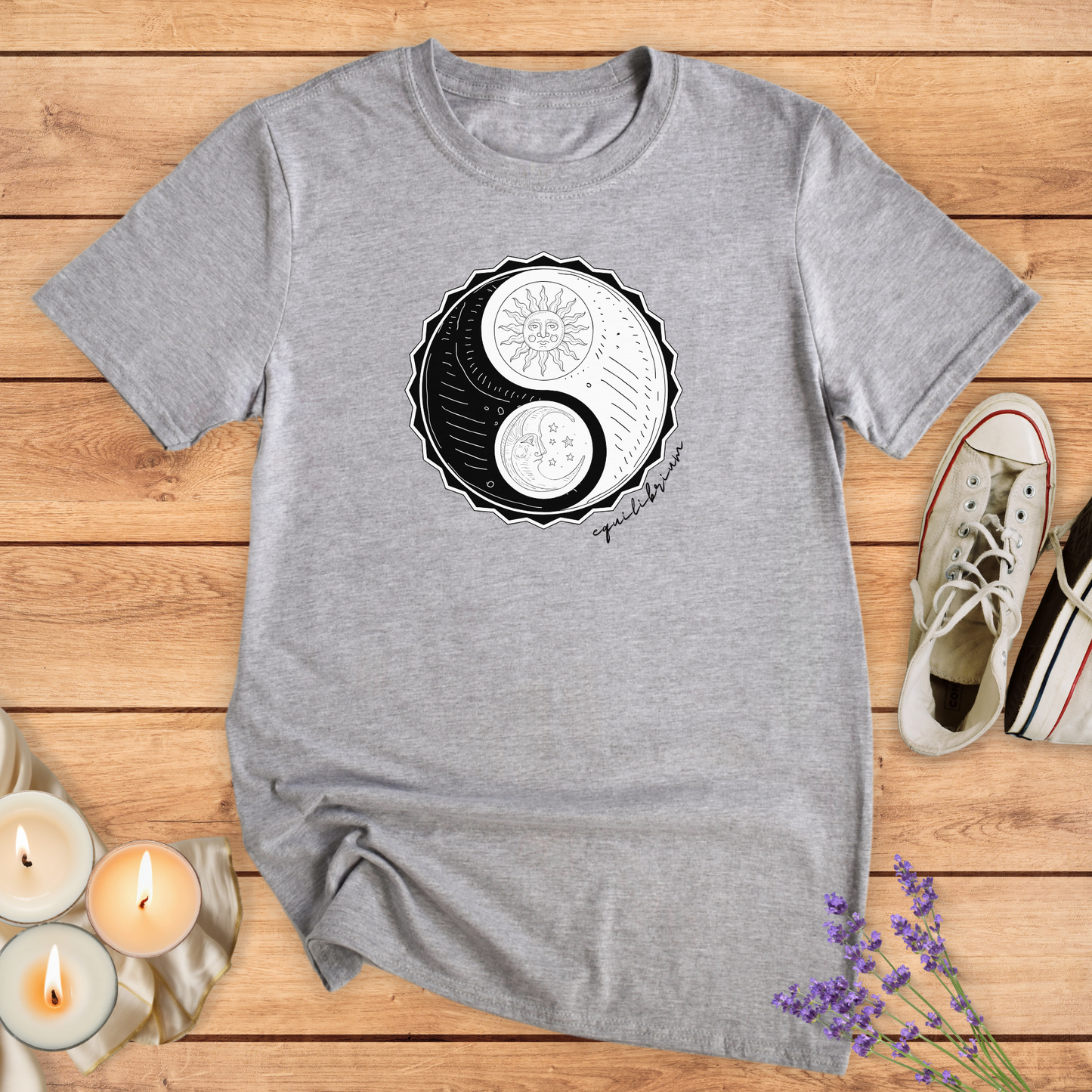 YIN YANG T-SHIRT - Print Material - Vibe Culture