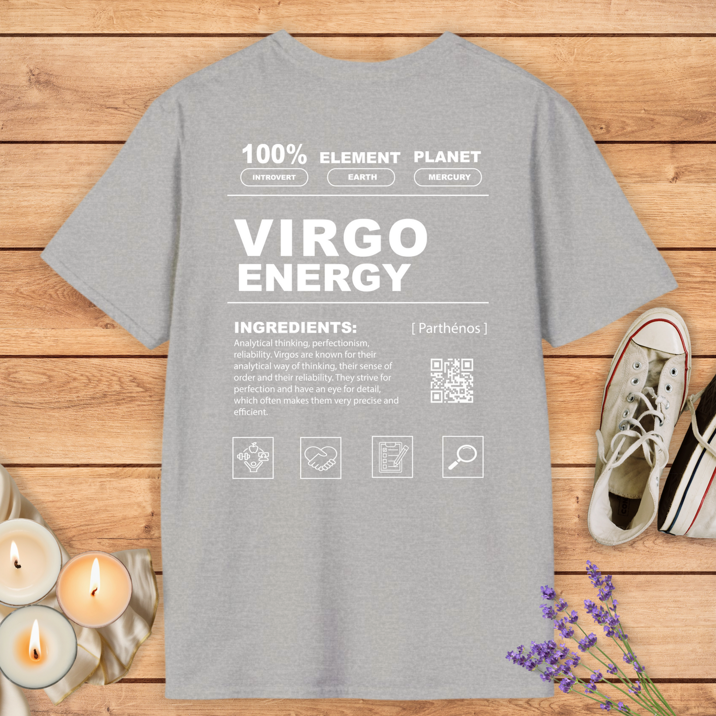 VIRGO MANUAL T-SHIRT - Print Material - Vibe Culture