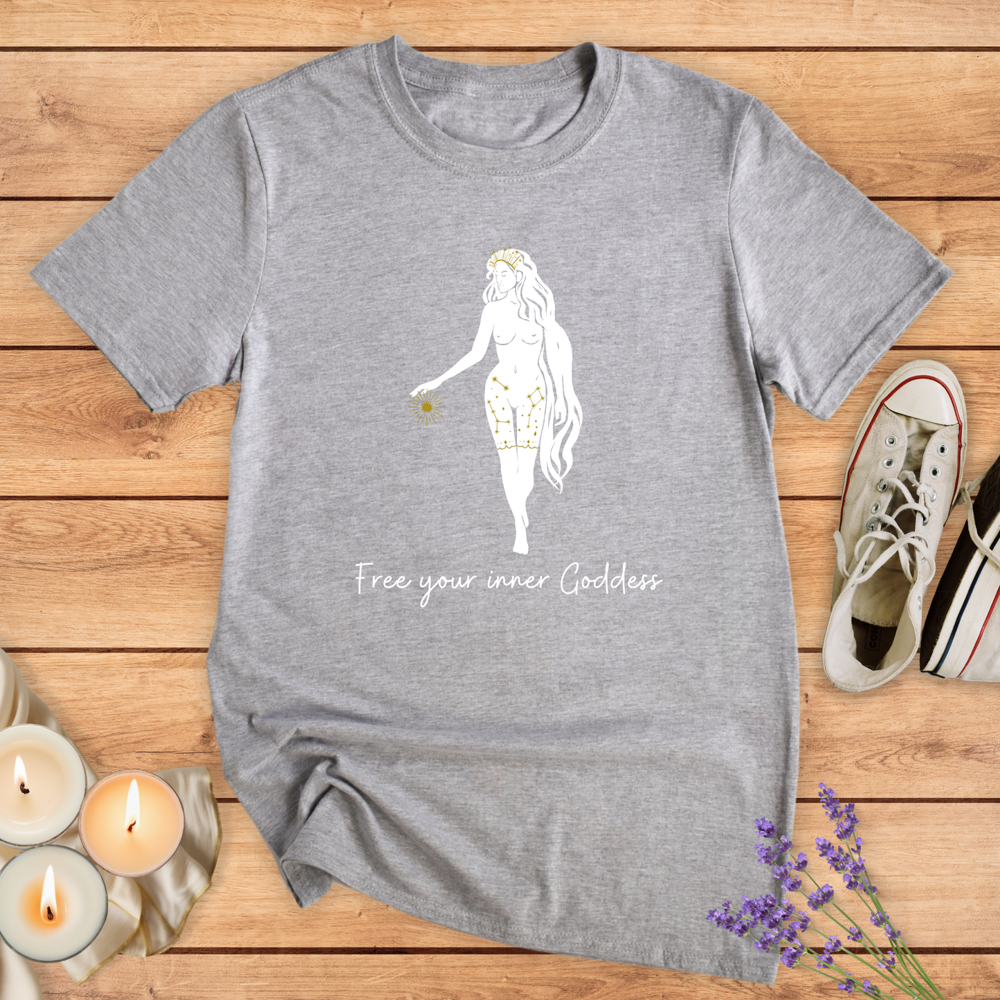 GODDESS T-SHIRT - Print Material - Vibe Culture
