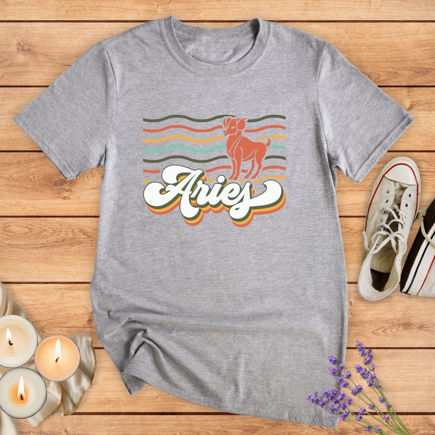 ARIES WAVES T-SHIRT
