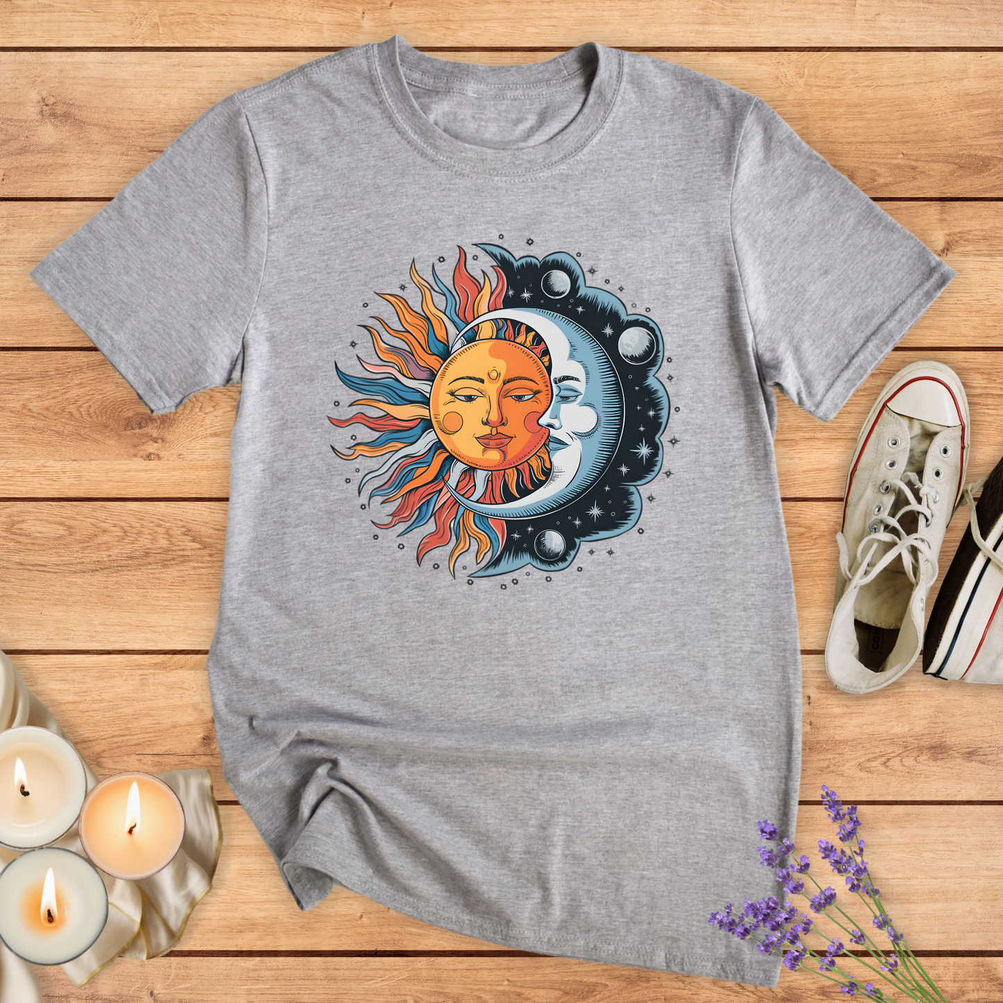 SUN AND THE MOON T-SHIRT