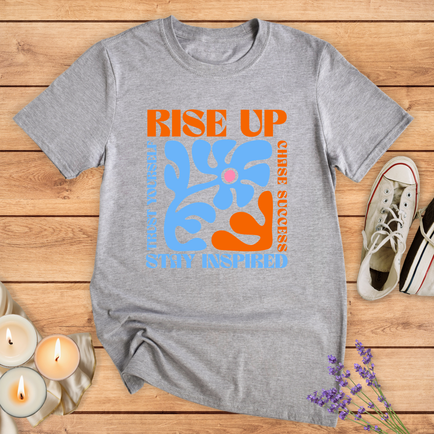 RISE UP T-SHIRT - Print Material - Vibe Culture
