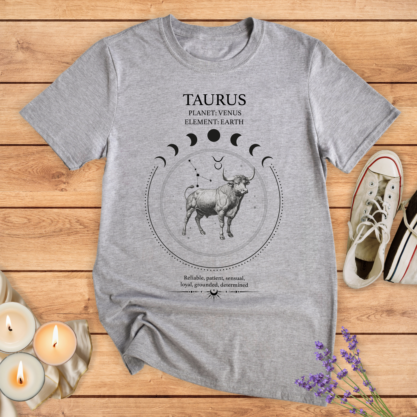 TAURUS HOROSCOPE T-SHIRT - T-Shirt - Vibe Culture