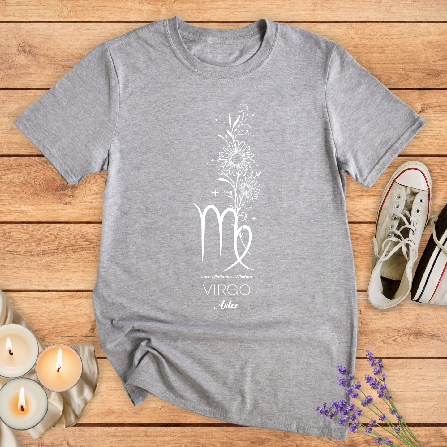 VIRGO FLOWER T-SHIRT