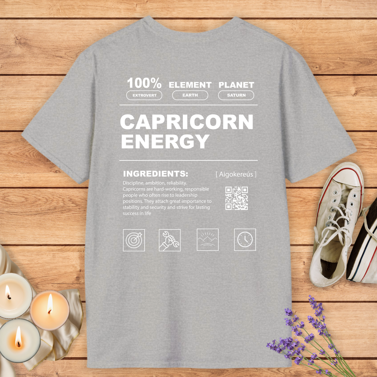 CAPRICORN MANUAL T-SHIRT - Print Material - Vibe Culture