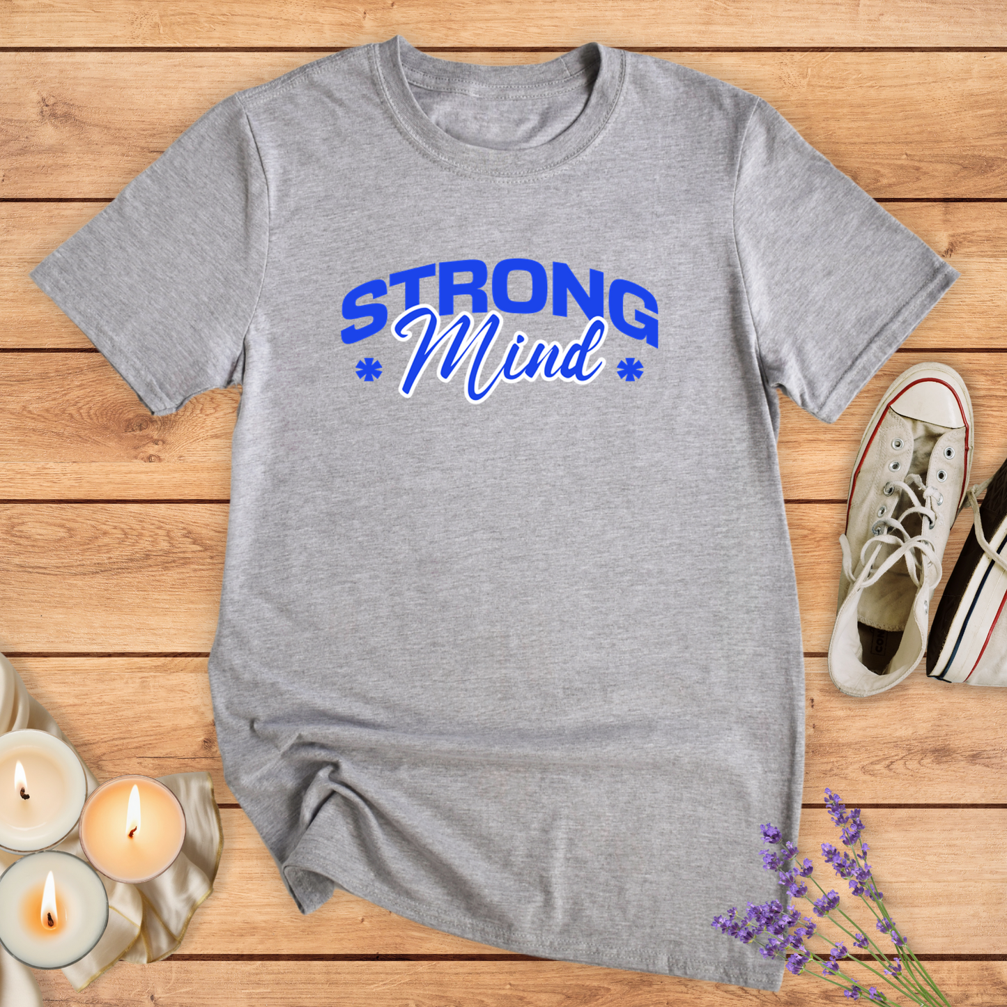 STRONG MIND BABY T-SHIRT - Print Material - Vibe Culture