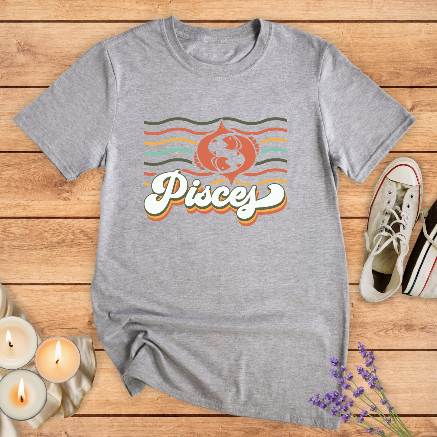 PISCES WAVES T-SHIRT