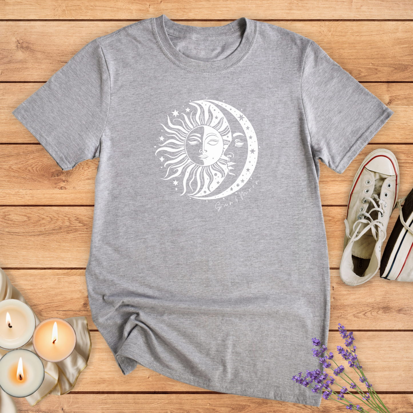 SUN AND MOON T-SHIRT - Print Material - Vibe Culture