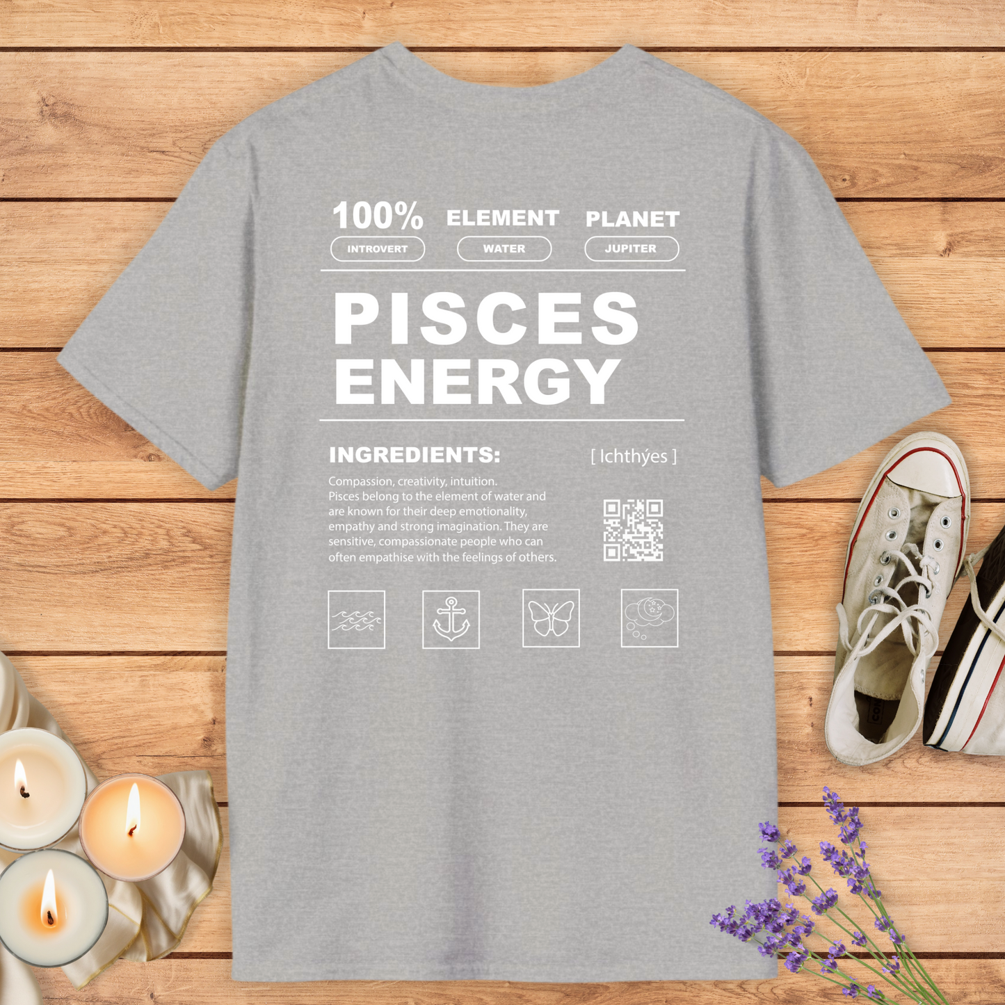 PISCES MANUAL T-SHIRT - Print Material - Vibe Culture