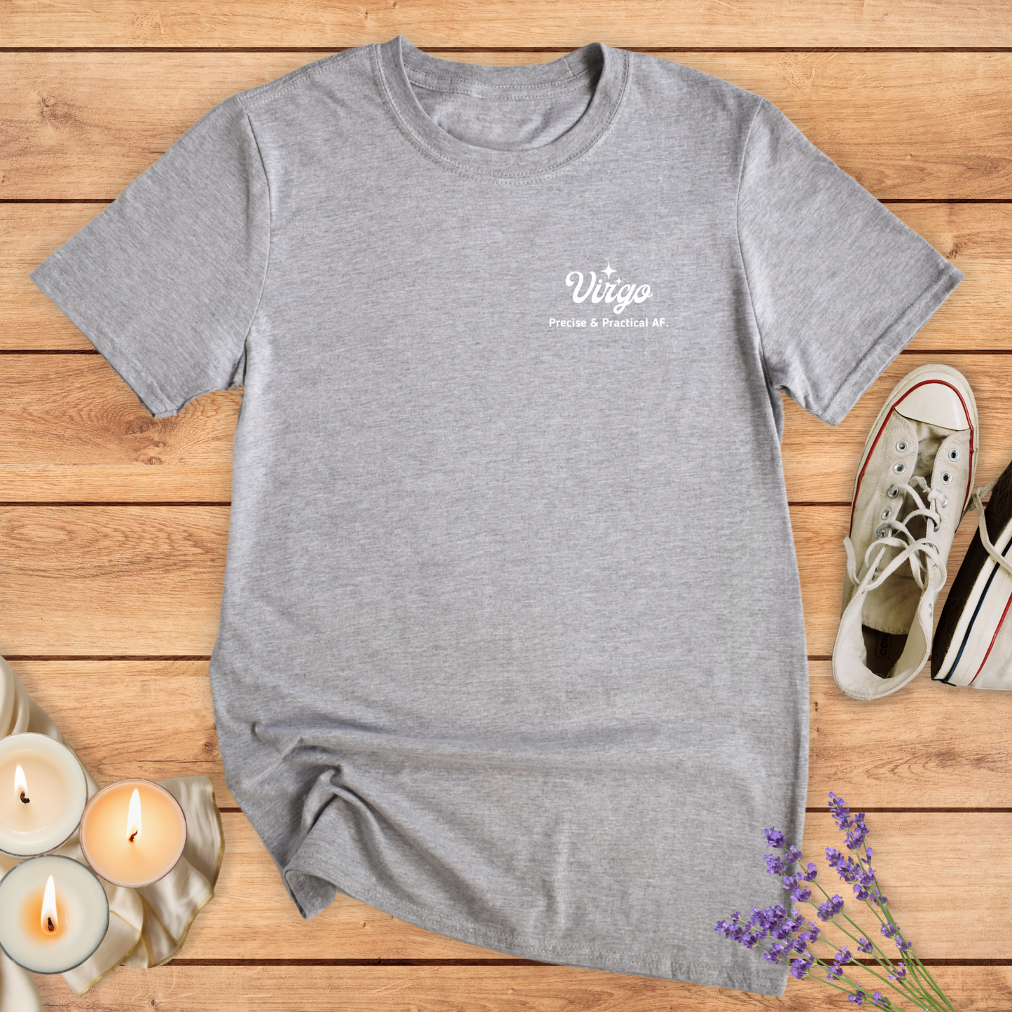 VIRGO SPARKLE T-SHIRT - Print Material - Vibe Culture