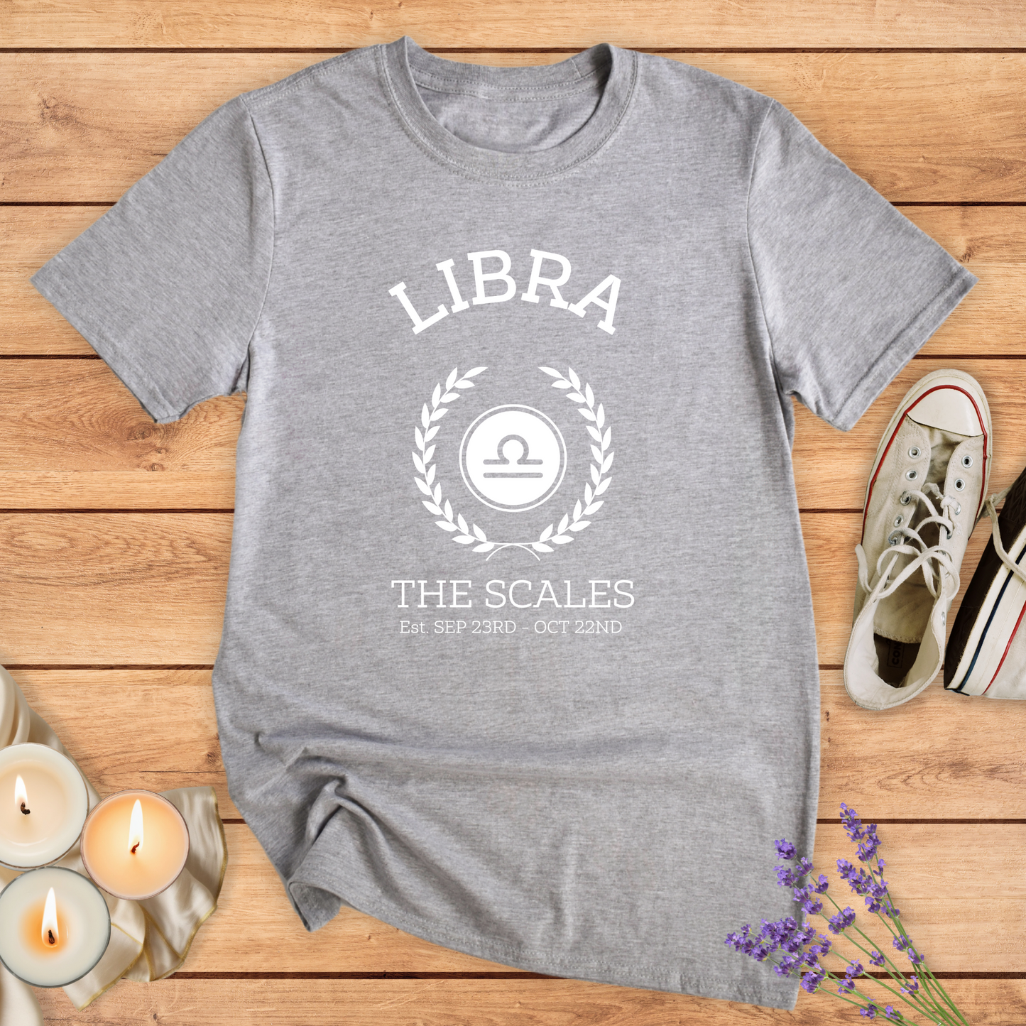 LIBRA COLLEGE T-SHIRT - Print Material - Vibe Culture