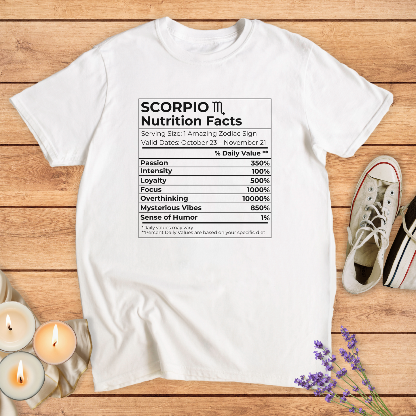 SCORPIO NUTRITION T-SHIRT - Print Material - Vibe Culture