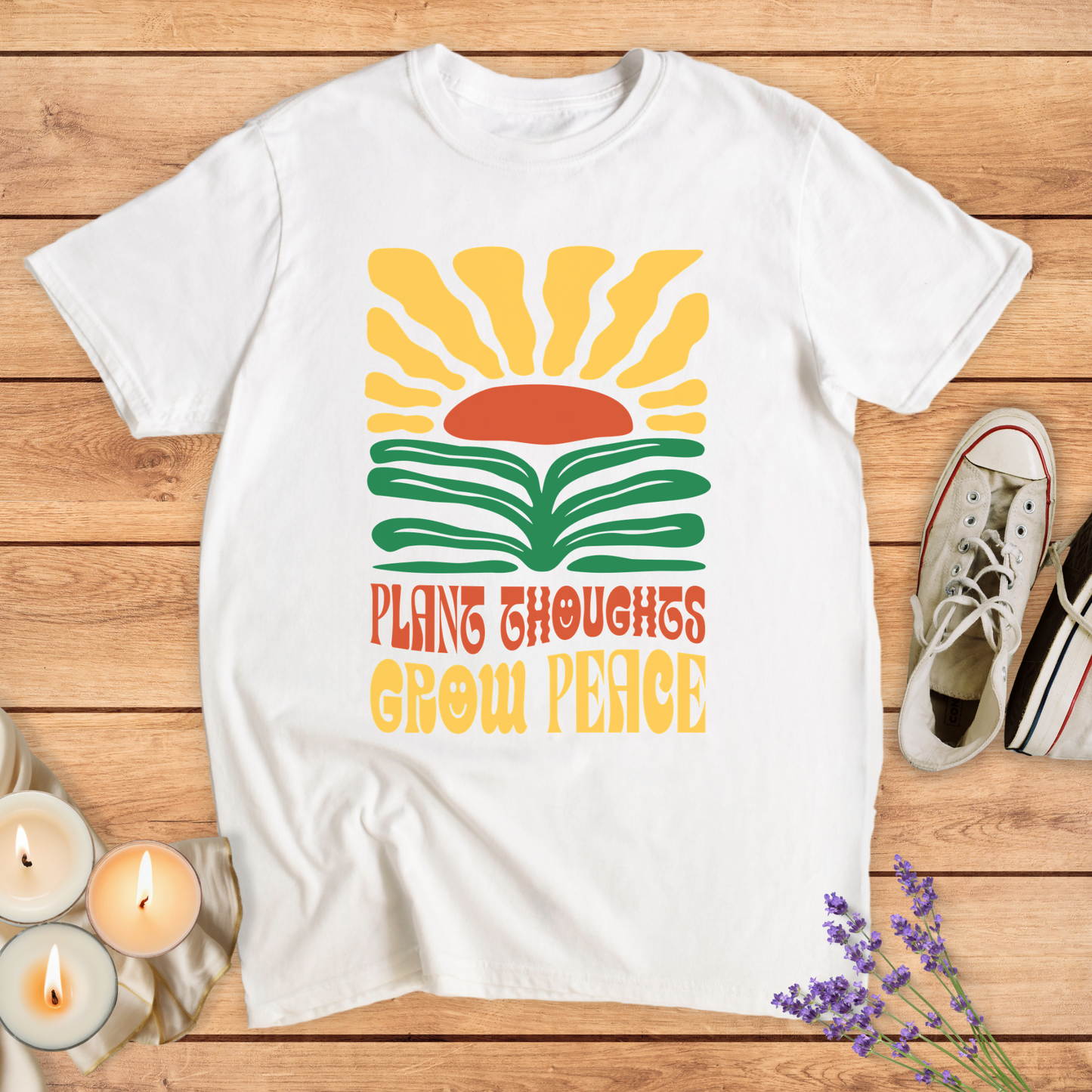 PLANT THOUGHTS T-SHIRT - Print Material - Vibe Culture