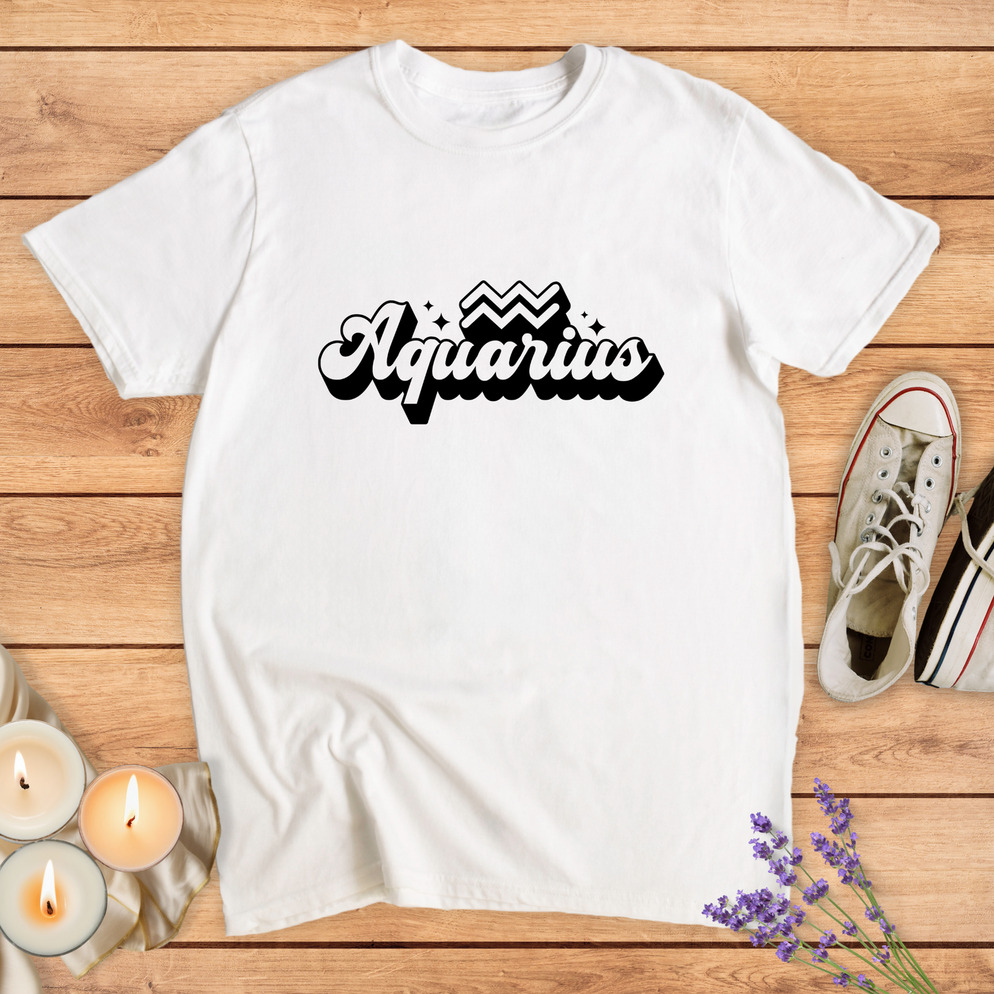 AQUARIUS RETRO T-SHIRT