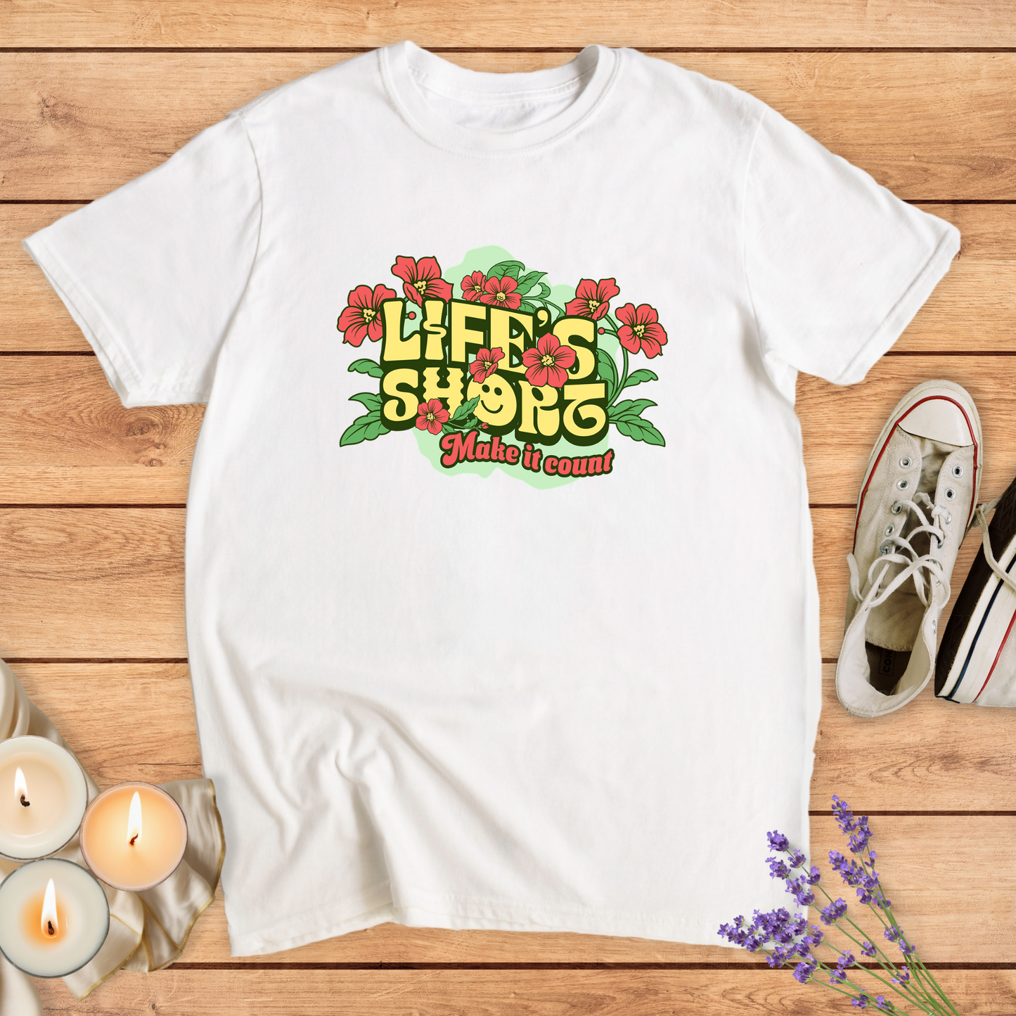 MAKE IT COUNT T-SHIRT - Print Material - Vibe Culture
