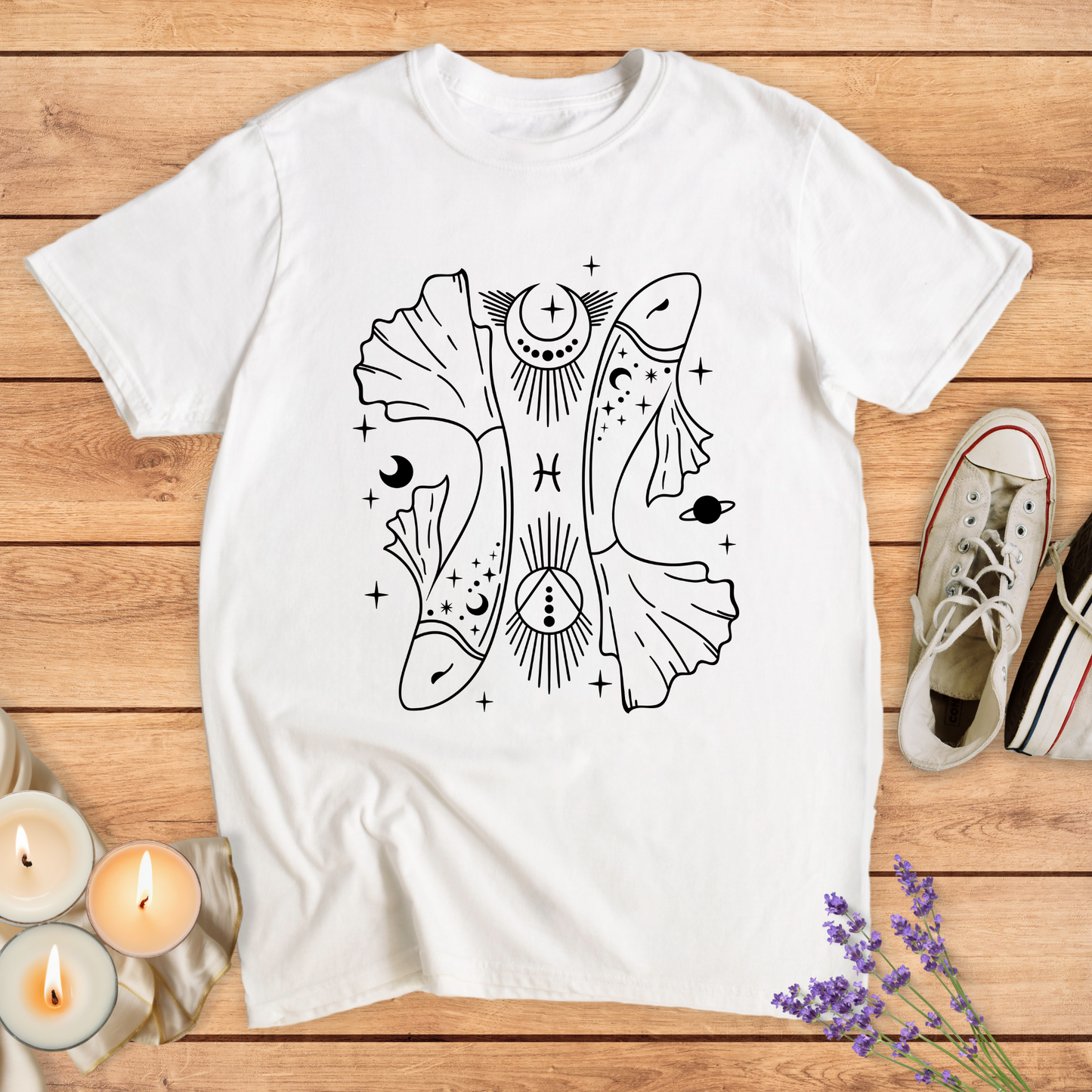 PISCES CONSTELLATION T-SHIRT