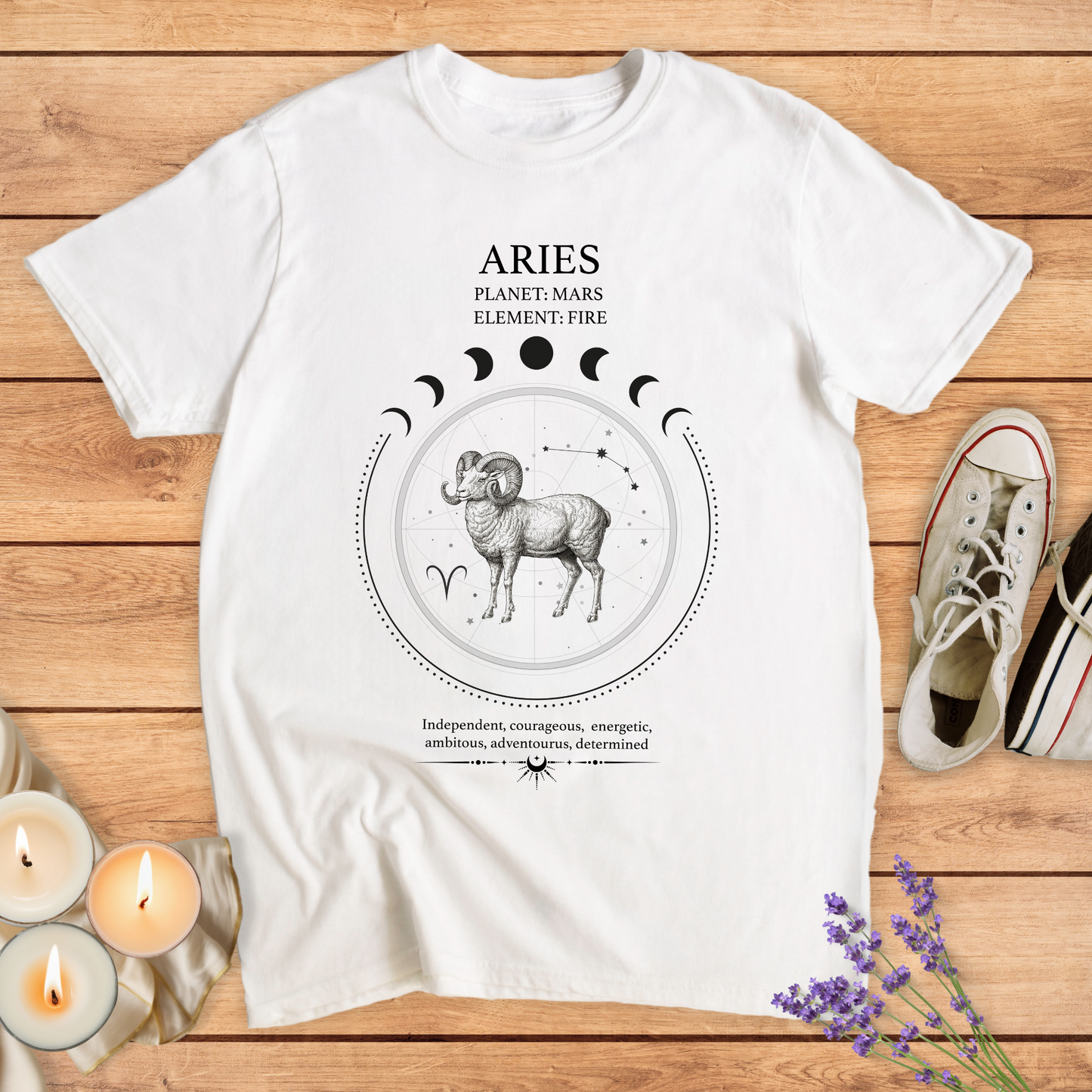 ARIES HOROSCOPE T-SHIRT - T-Shirt - Vibe Culture
