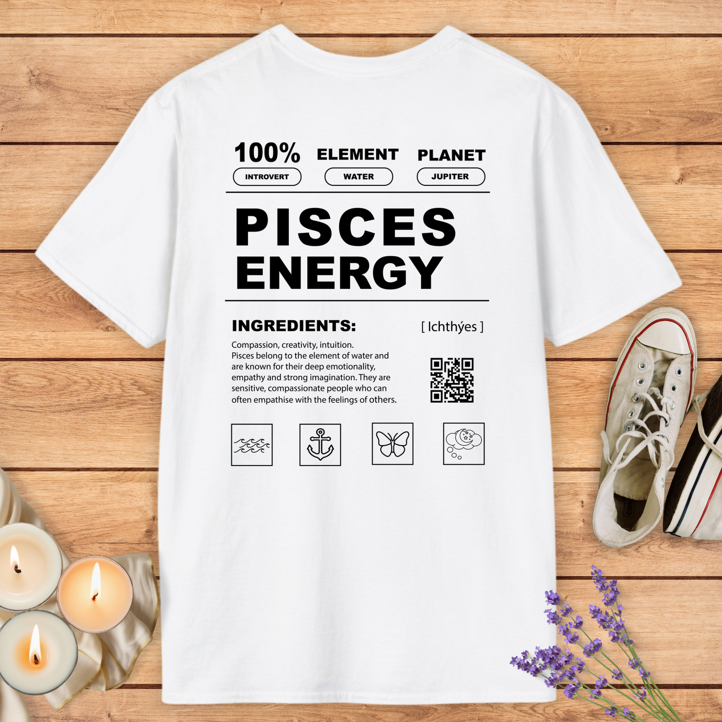 PISCES MANUAL T-SHIRT - Print Material - Vibe Culture