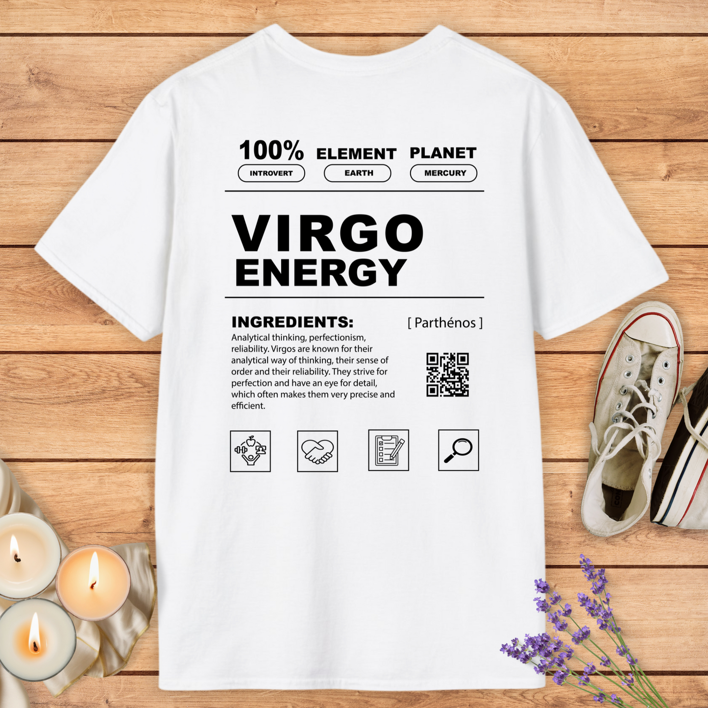 VIRGO MANUAL T-SHIRT - Print Material - Vibe Culture