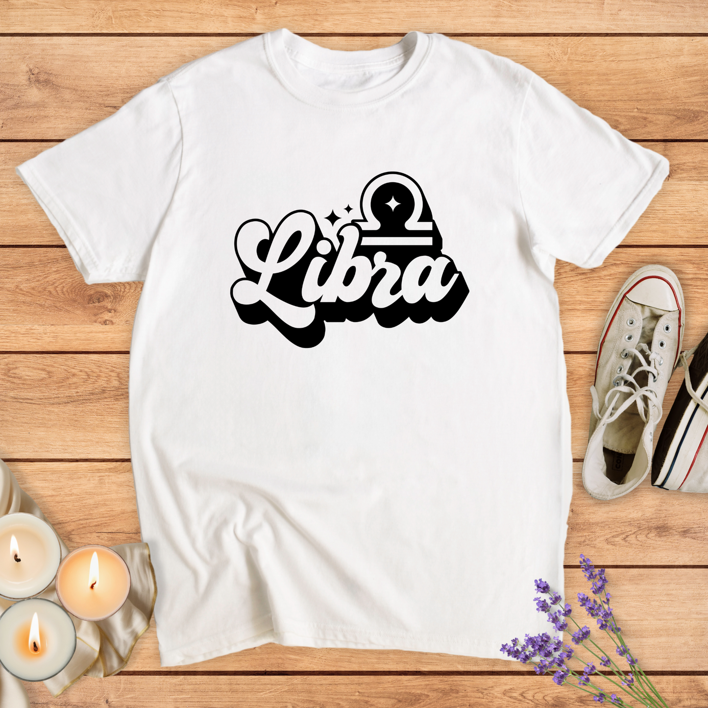 LIBRA RETRO T-SHIRT