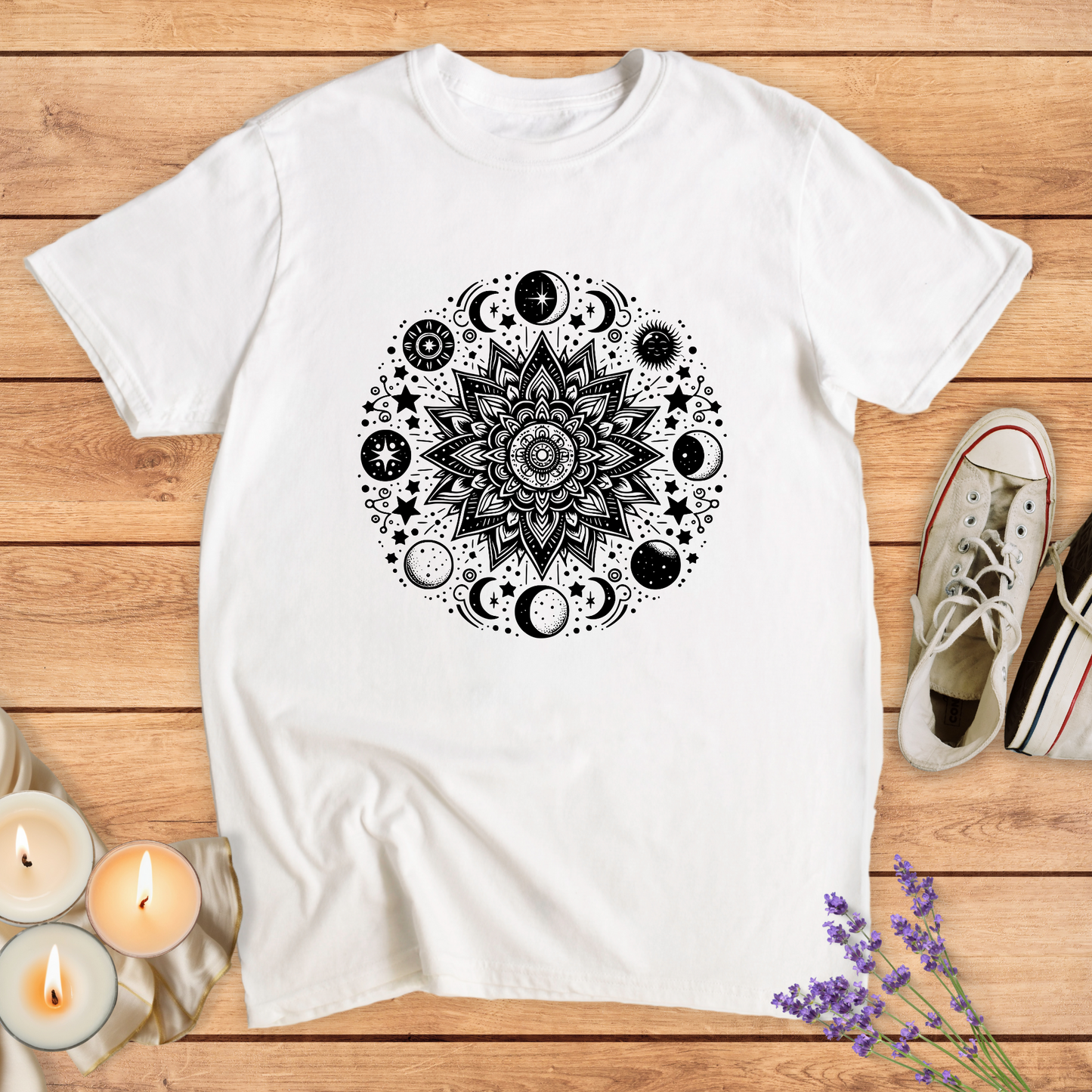 MOON MANDALA T-SHIRT
