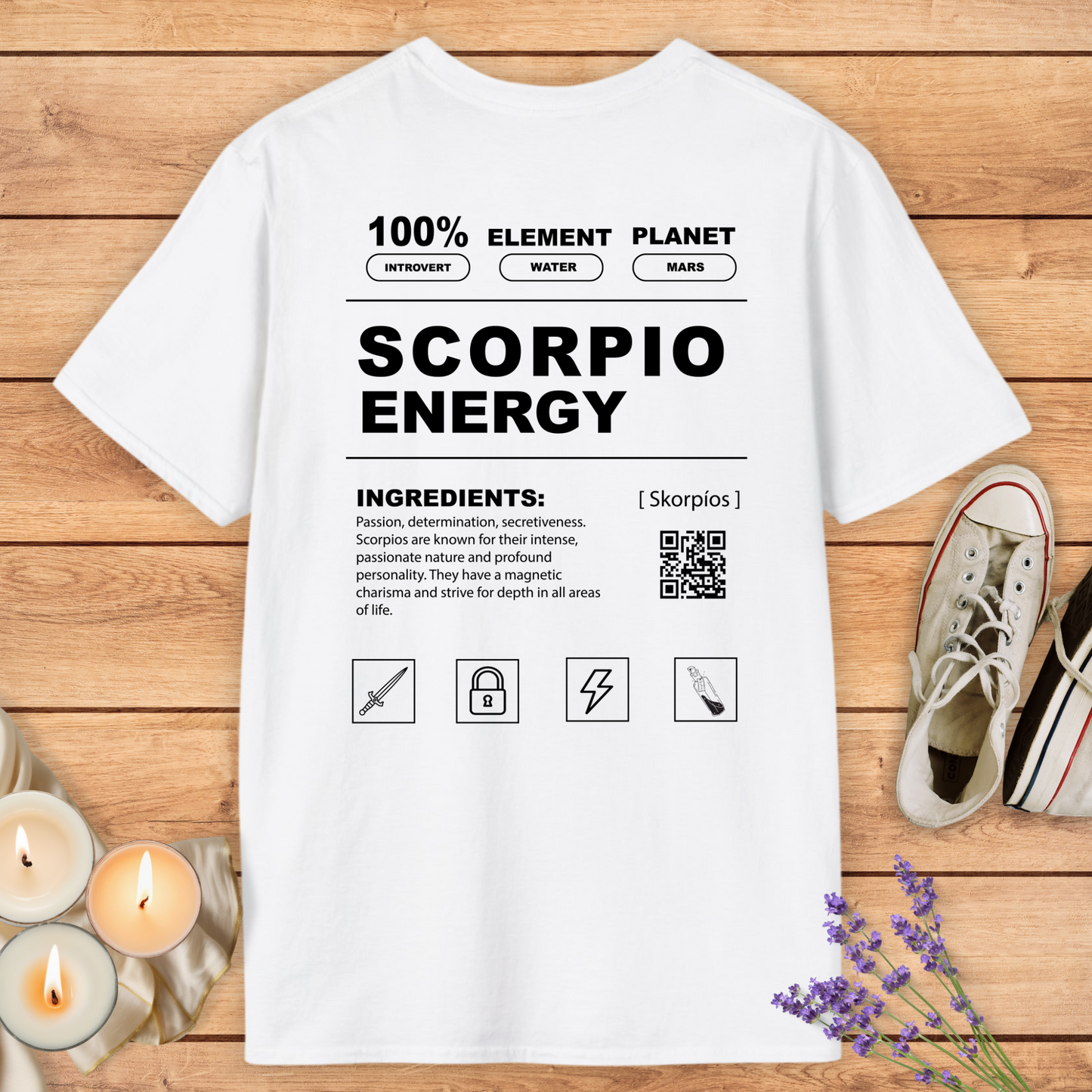 SCORPIO MANUAL T-SHIRT - Print Material - Vibe Culture