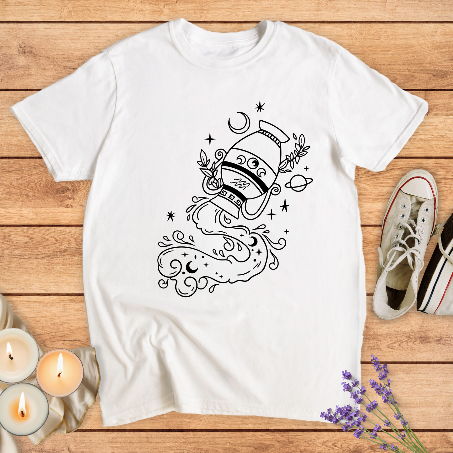 AQUARIUS CONSTELLATION T-SHIRT