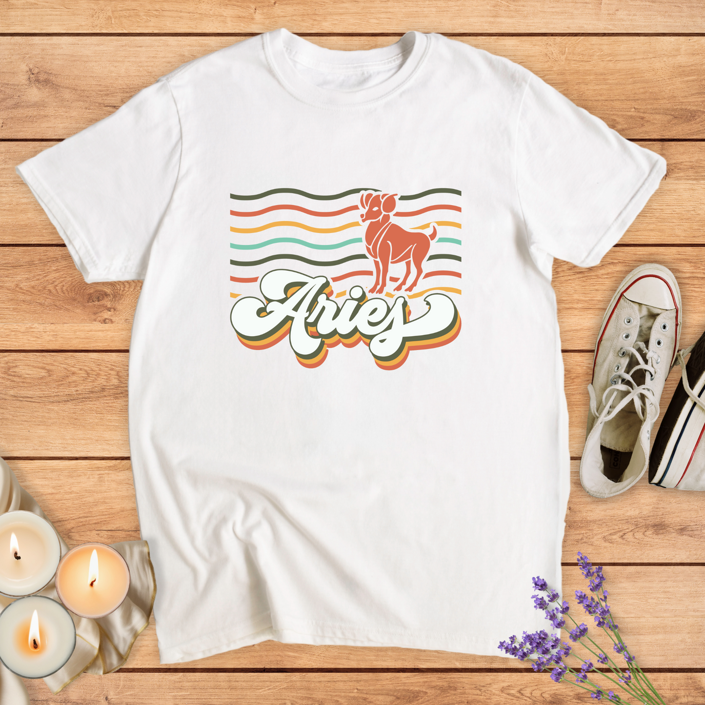 ARIES WAVES T-SHIRT