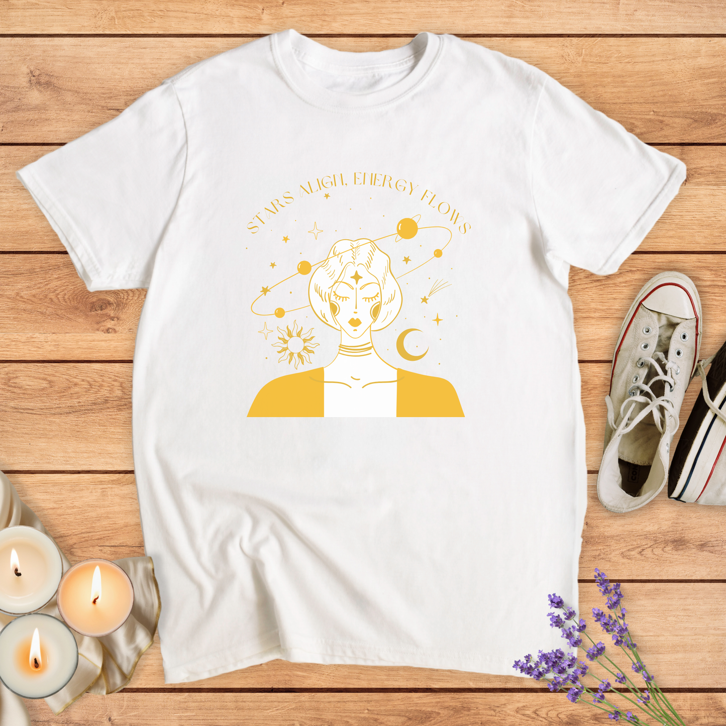 STARS ALIGN T-SHIRT - Print Material - Vibe Culture