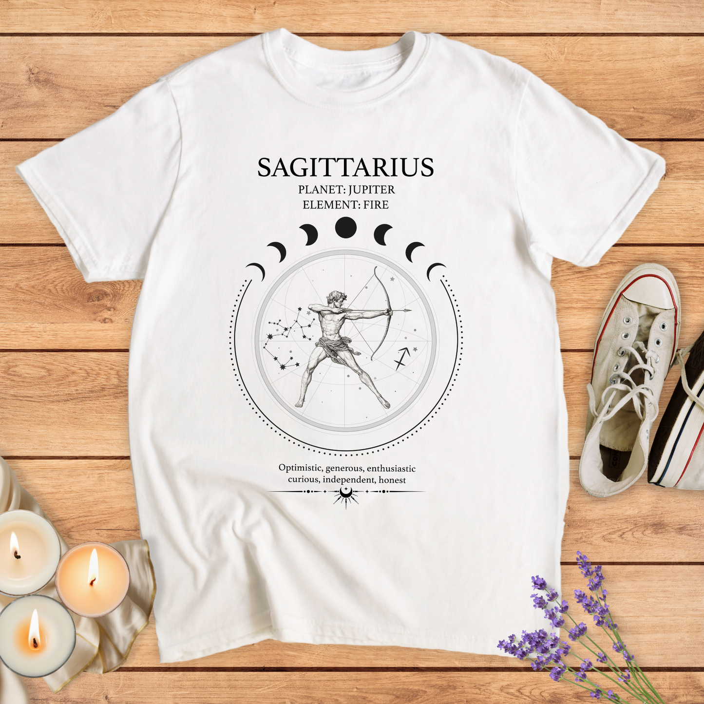 SAGITTARIUS HOROSCOPE T-SHIRT - T-Shirt - Vibe Culture