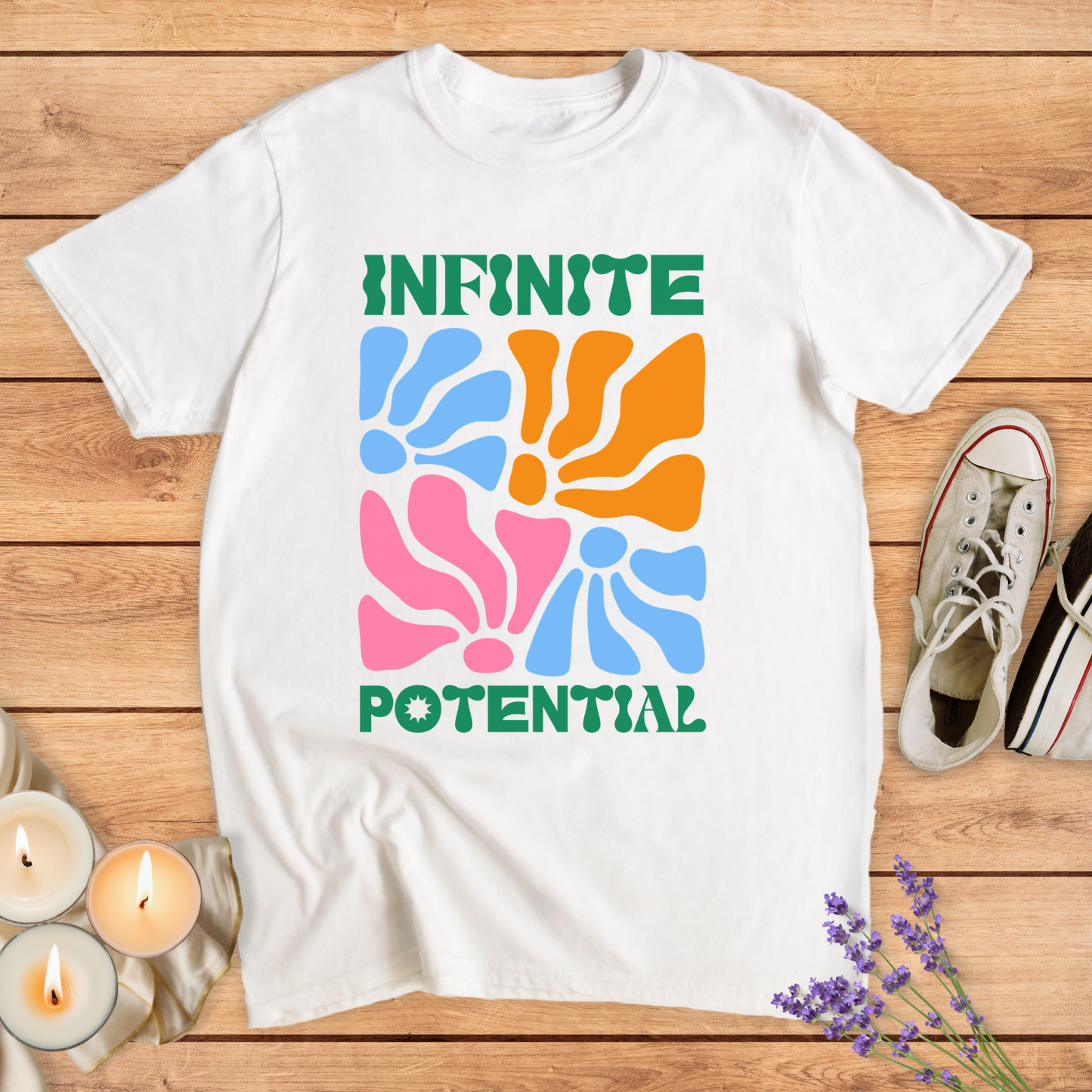 INFINITE POTENTIAL T-SHIRT - Print Material - Vibe Culture