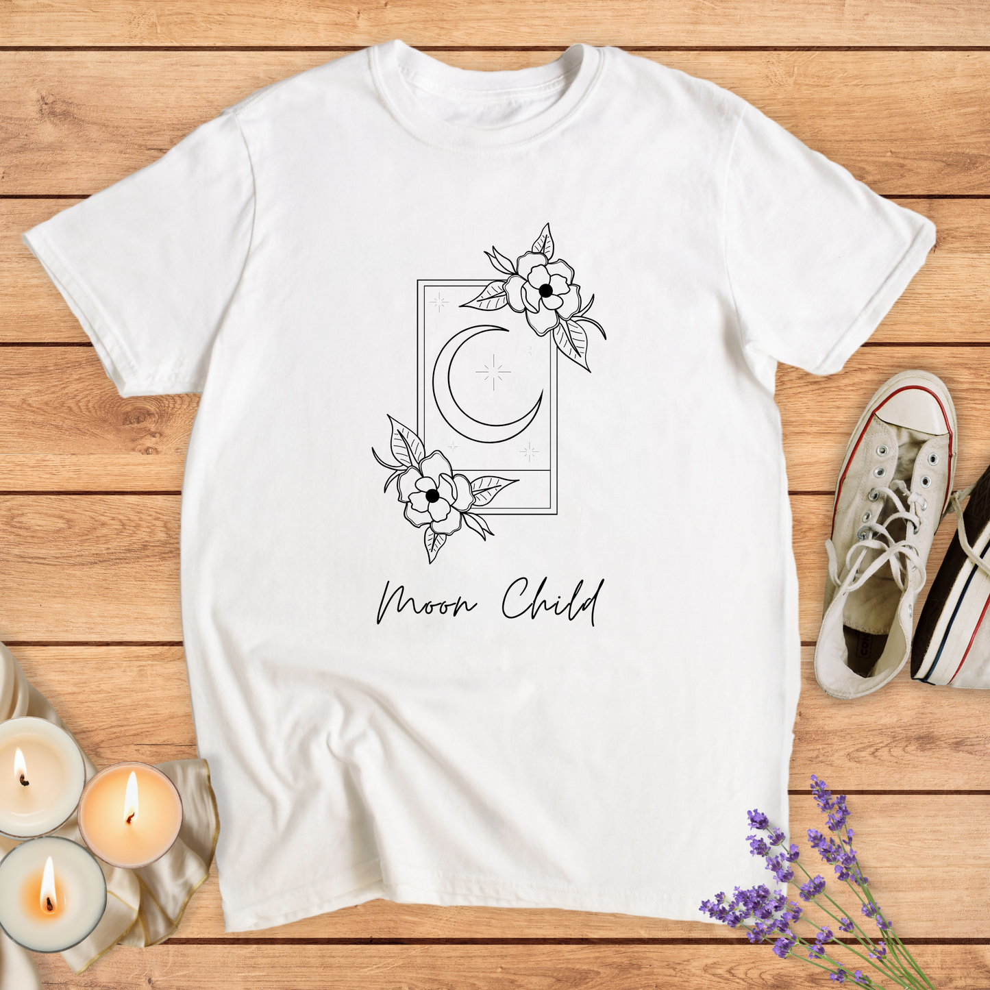 MOON CHILD T-SHIRT - Print Material - Vibe Culture