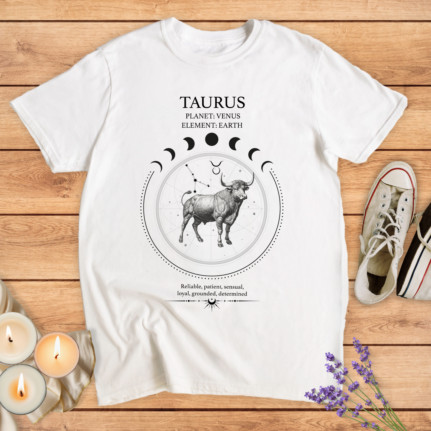 TAURUS HOROSCOPE T-SHIRT - T-Shirt - Vibe Culture