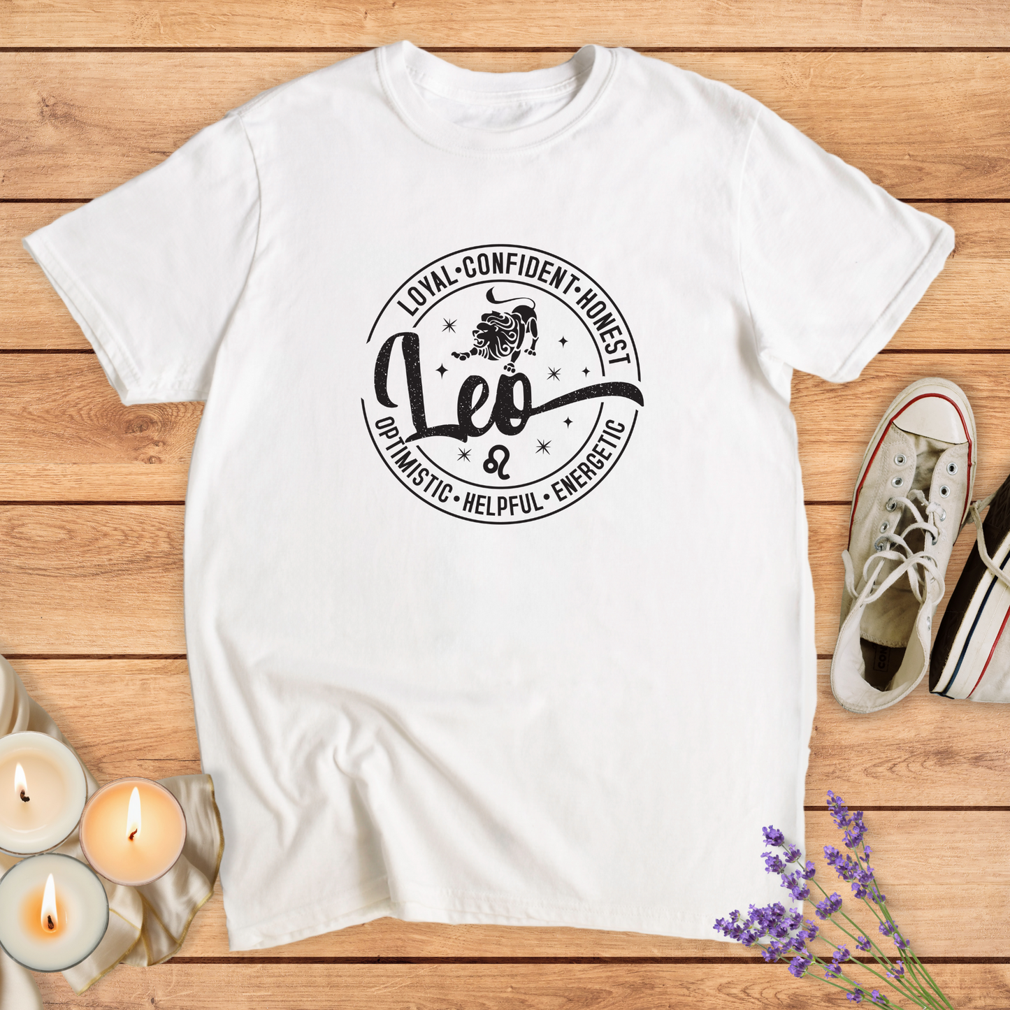 LEO ROUND SIGN T-SHIRT