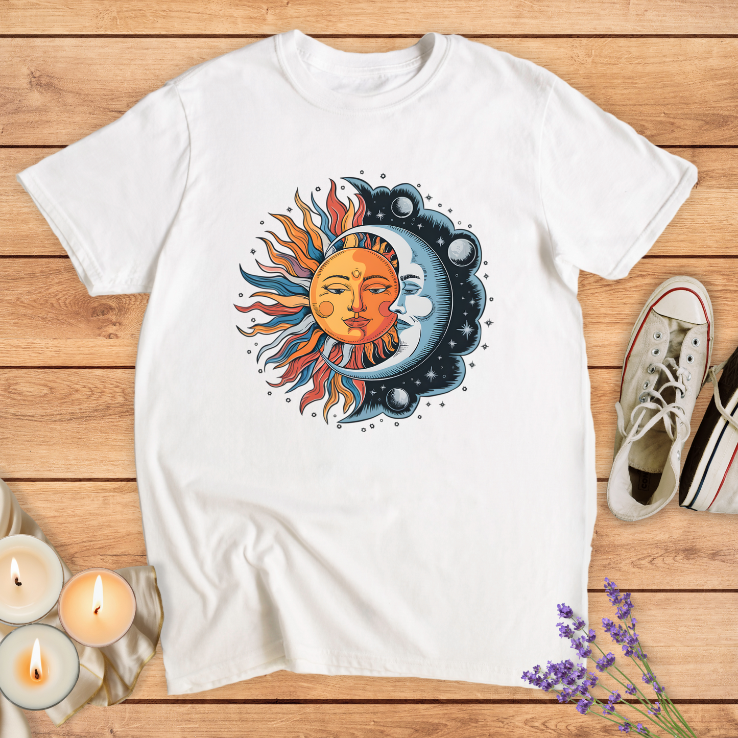 SUN AND THE MOON T-SHIRT