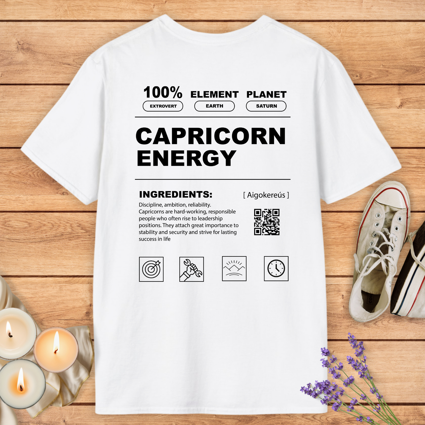 CAPRICORN MANUAL T-SHIRT - Print Material - Vibe Culture