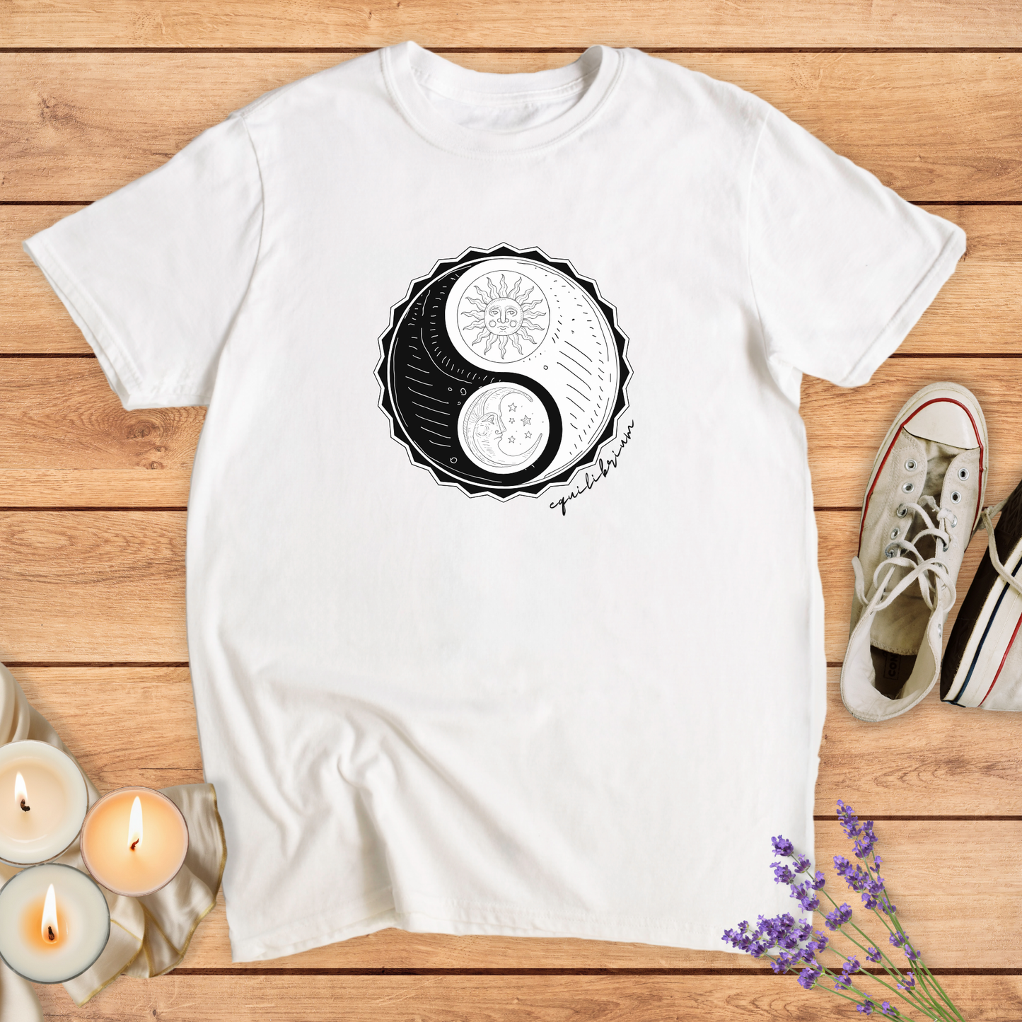 YIN YANG T-SHIRT - Print Material - Vibe Culture