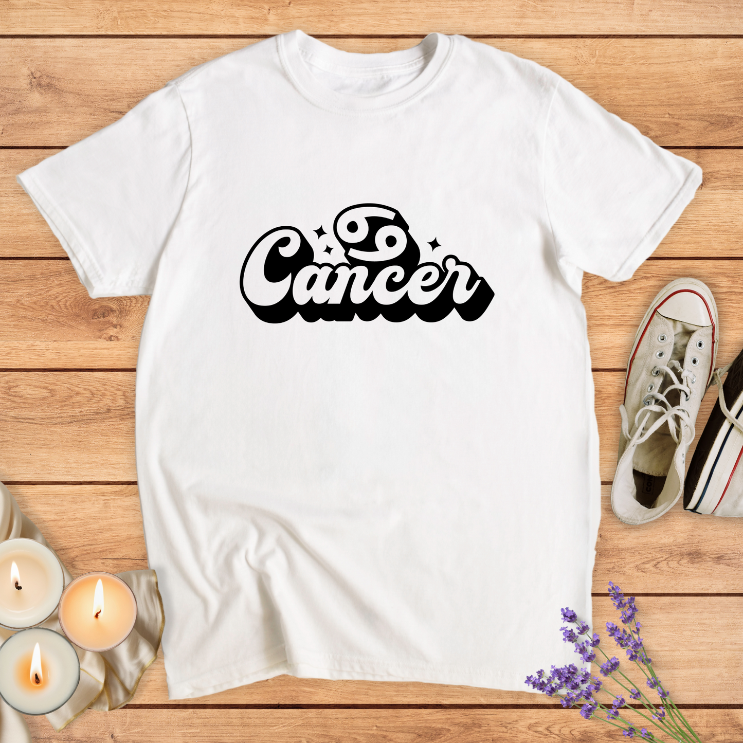 CANCER RETRO T-SHIRT