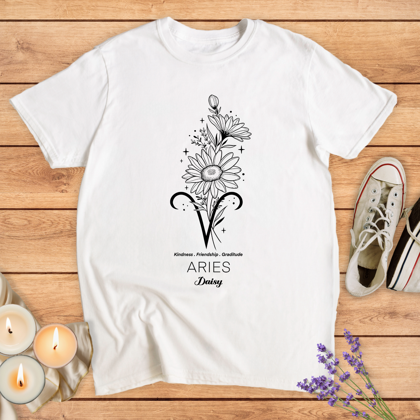ARIES FLOWER T-SHIRT