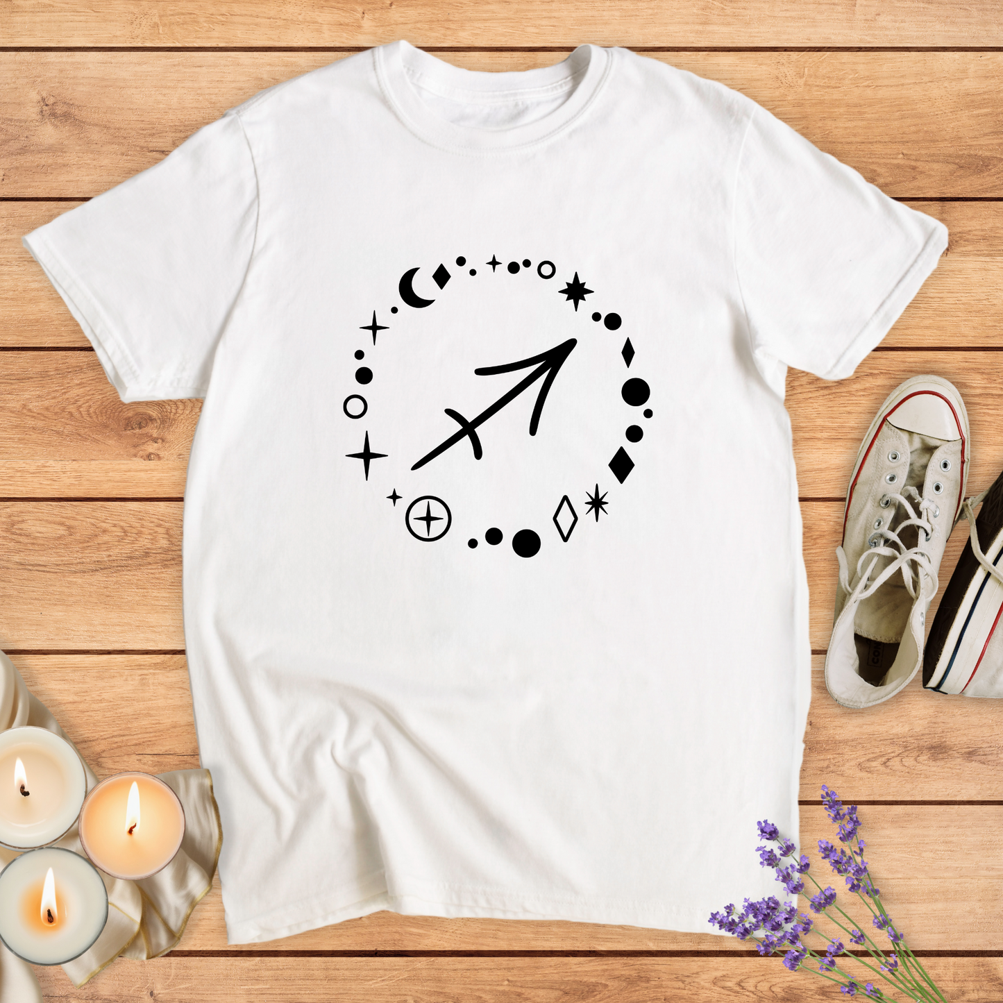 SAGITTARIUS SCRIBBLE T-SHIRT