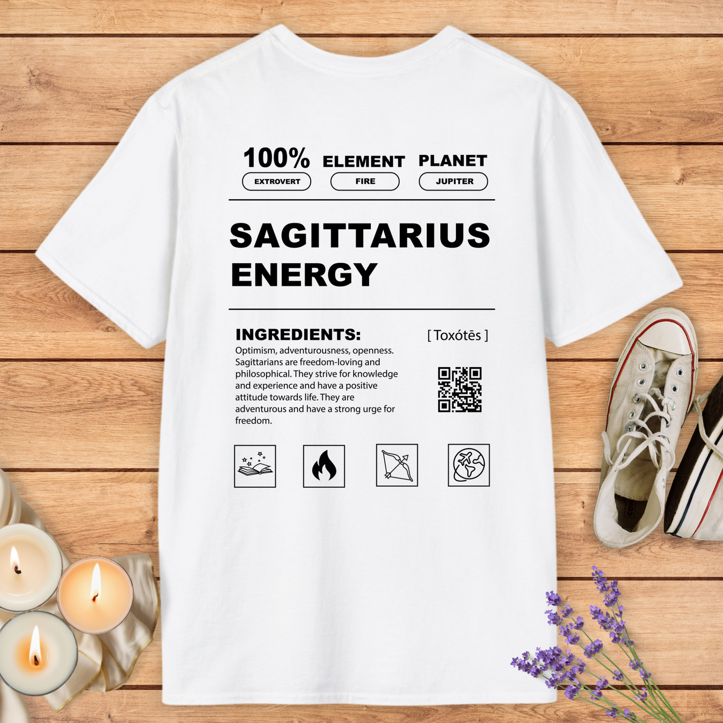 SAGITTARIUS MANUAL T-SHIRT - Print Material - Vibe Culture