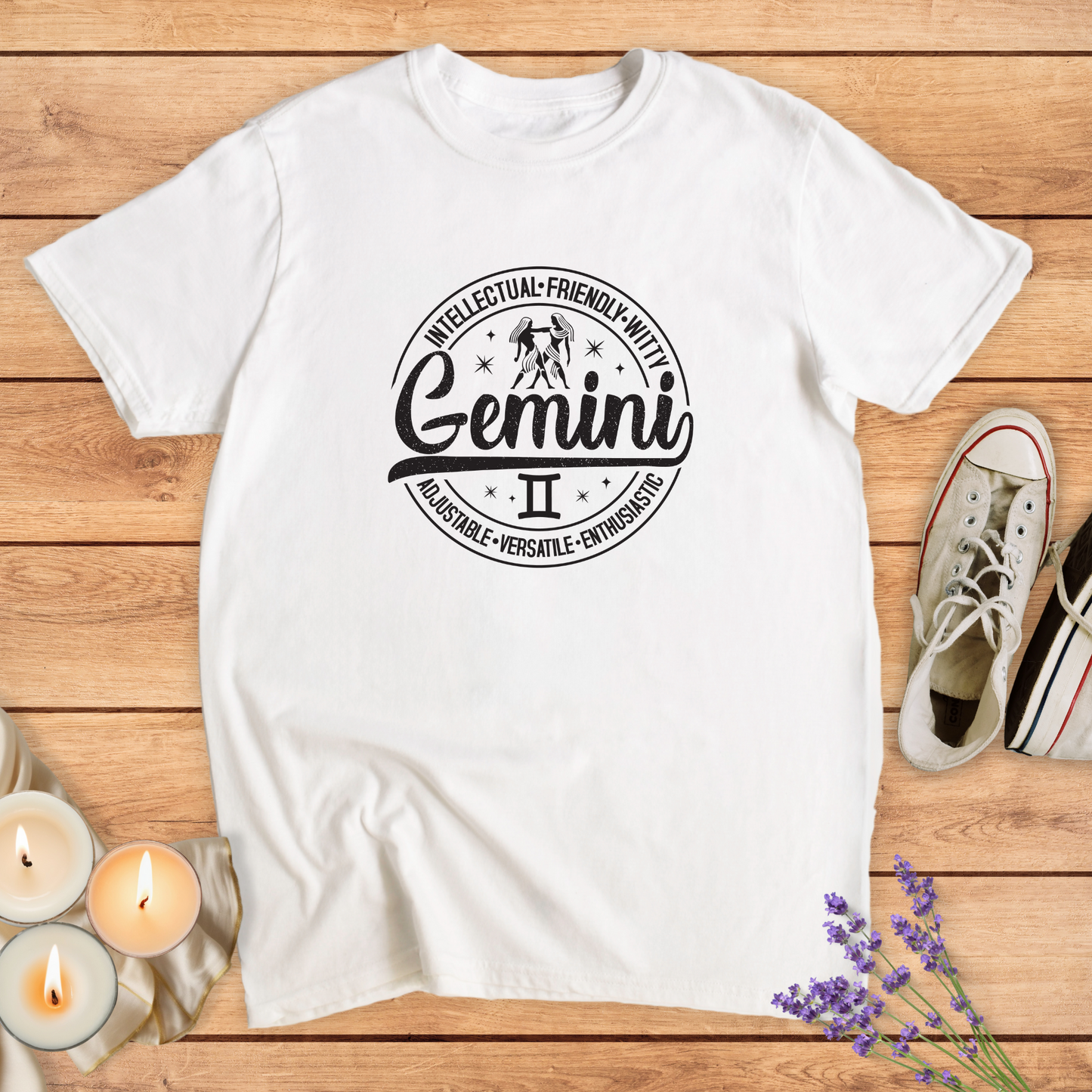 GEMINI ROUND SIGN T-SHIRT