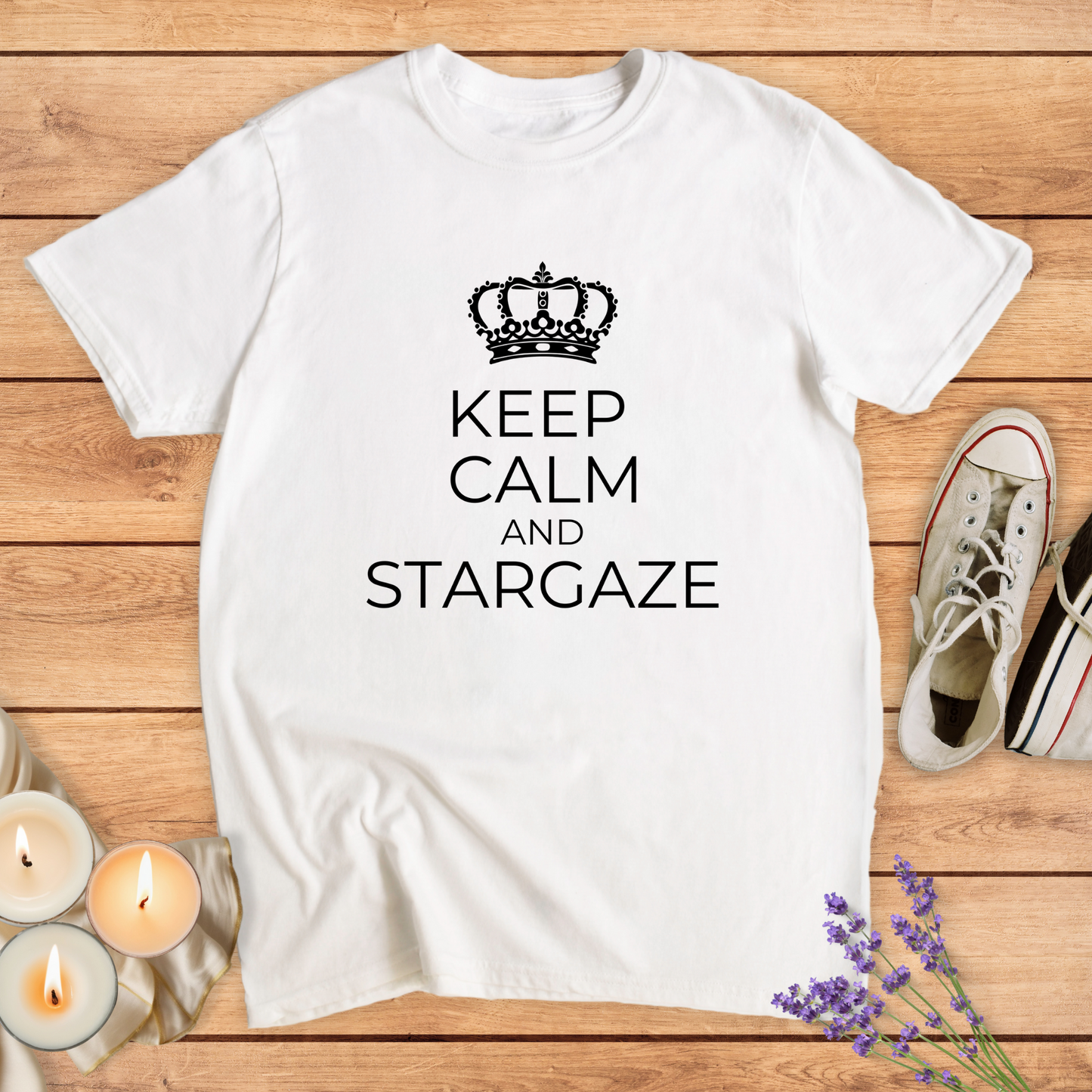 KEEP CALM T-SHIRT - Print Material - Vibe Culture