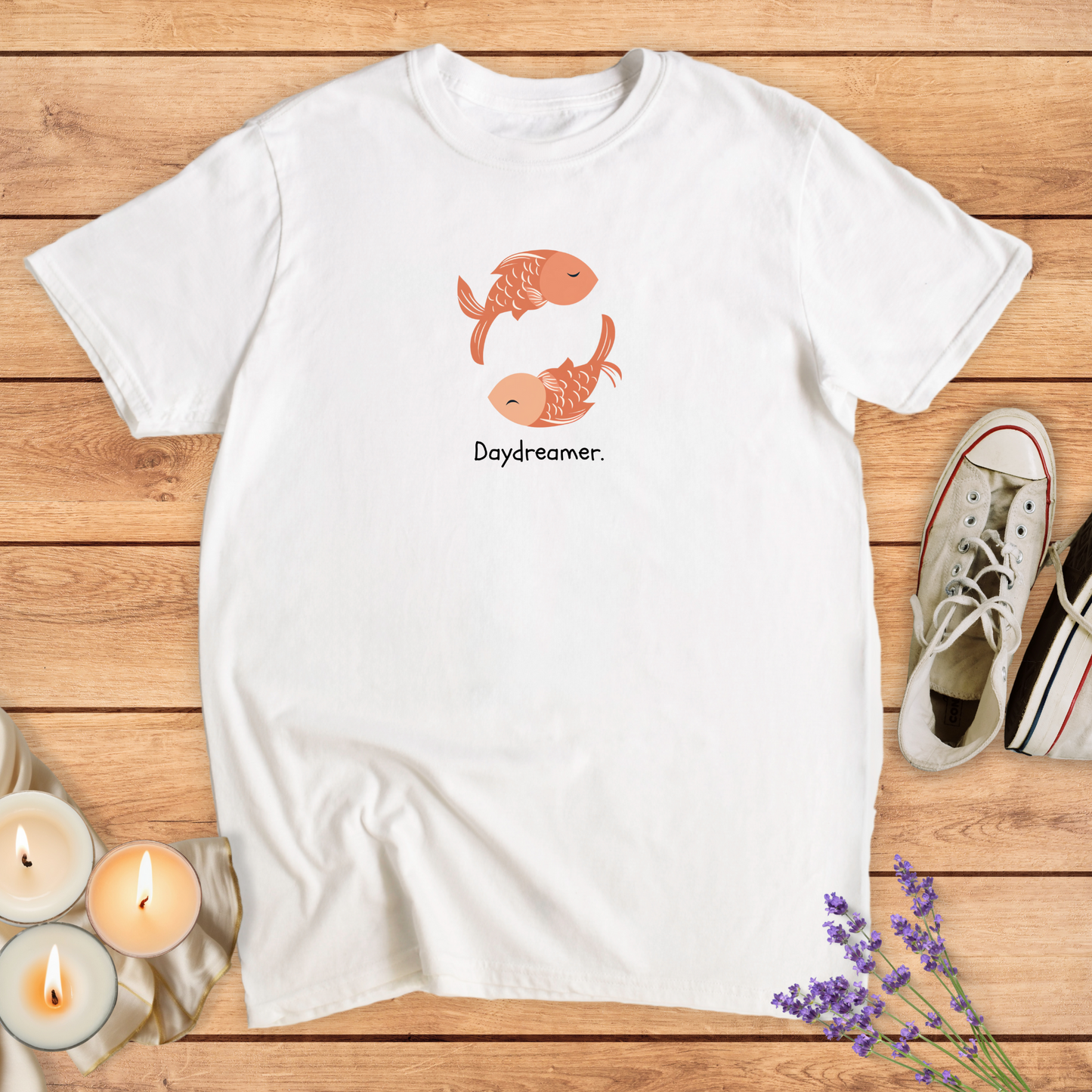 PISCES PLAYFUL T-SHIRT - Print Material - Vibe Culture