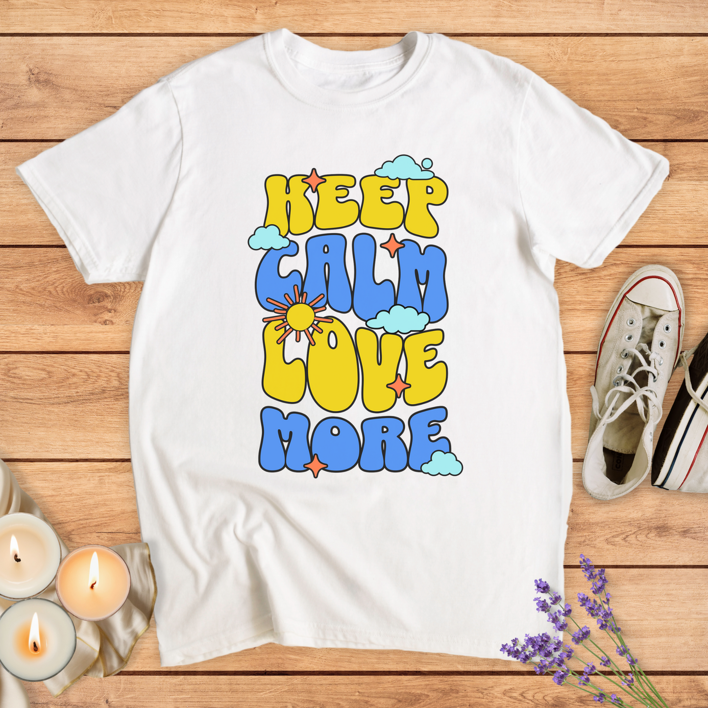 LOVE MORE T-SHIRT - Print Material - Vibe Culture